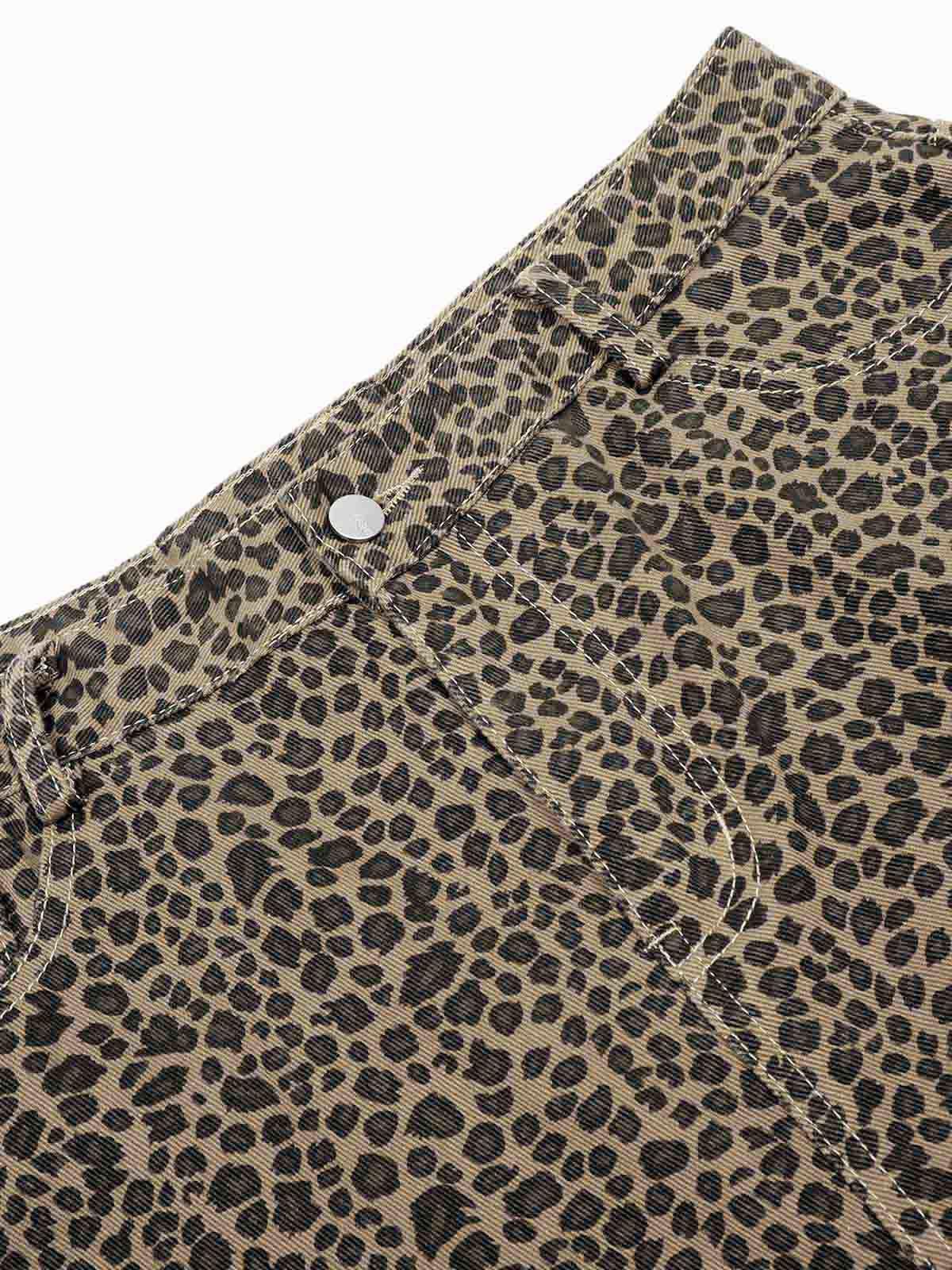 Other Cheetah Print Baggy Barrel Jorts Size US 30 / EU 46 - 3 Thumbnail