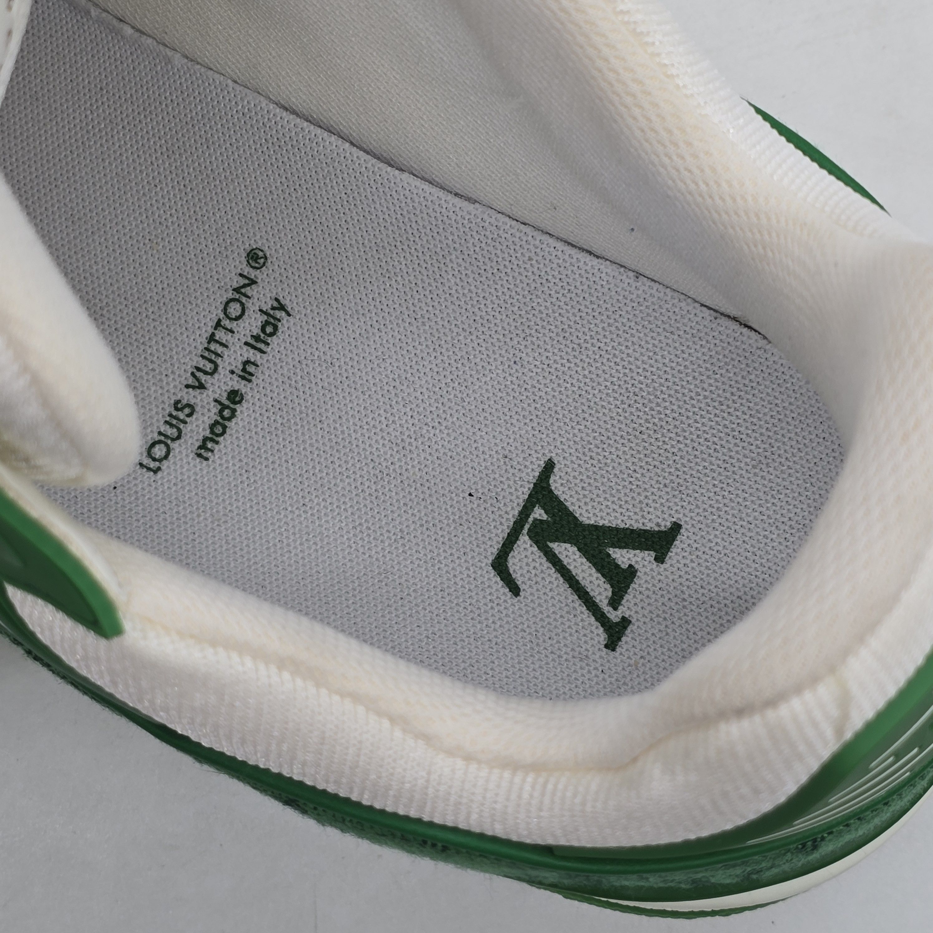 Louis Vuitton Louis Vuitton - Green Denim Monogram White Trainers Size US 10 / EU 43 - 10 Thumbnail