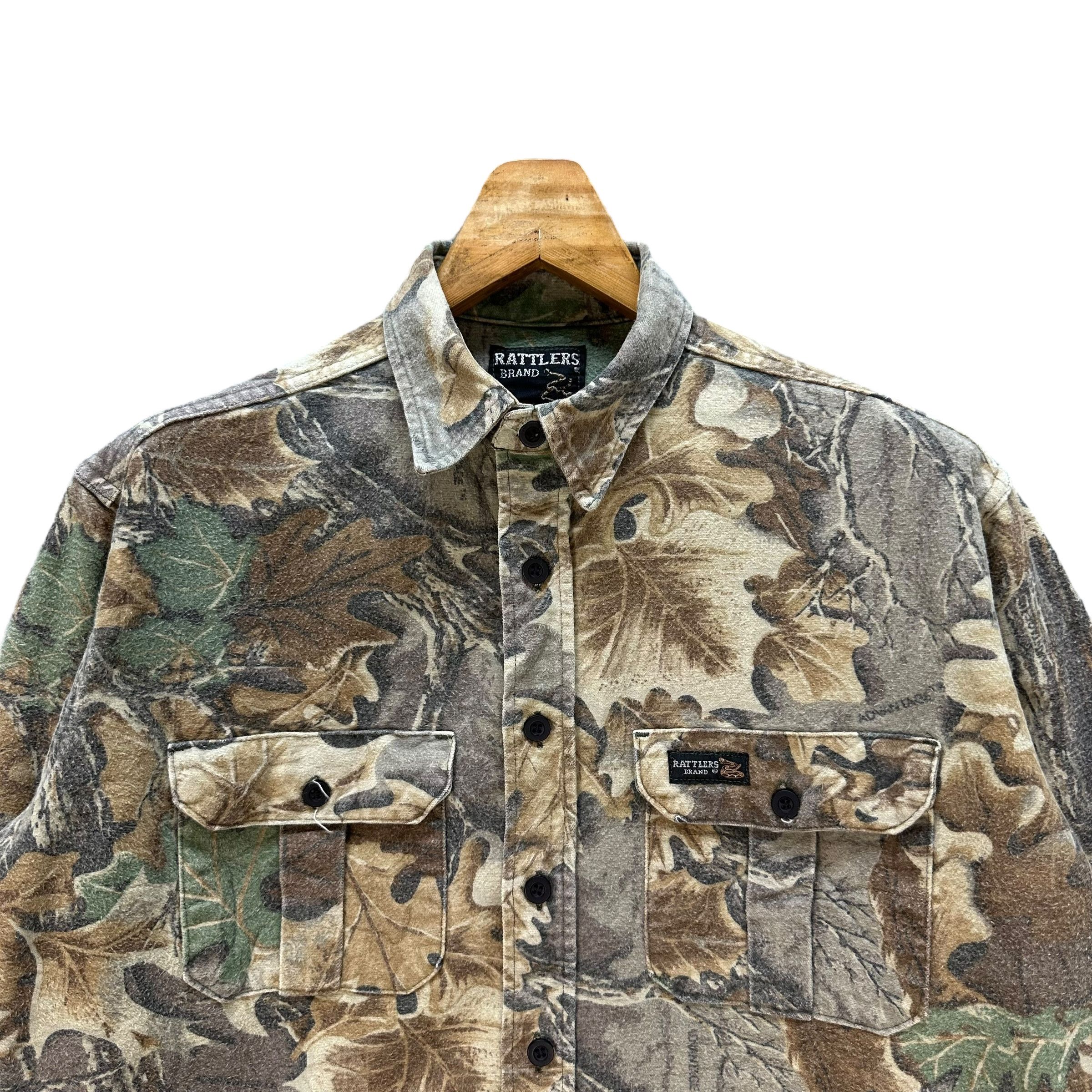 Realtree Vintage 70's RATTLERS BRAND Realtree Button Shirt #012-1420 Size US L / EU 52-54 / 3 - 2 Thumbnail