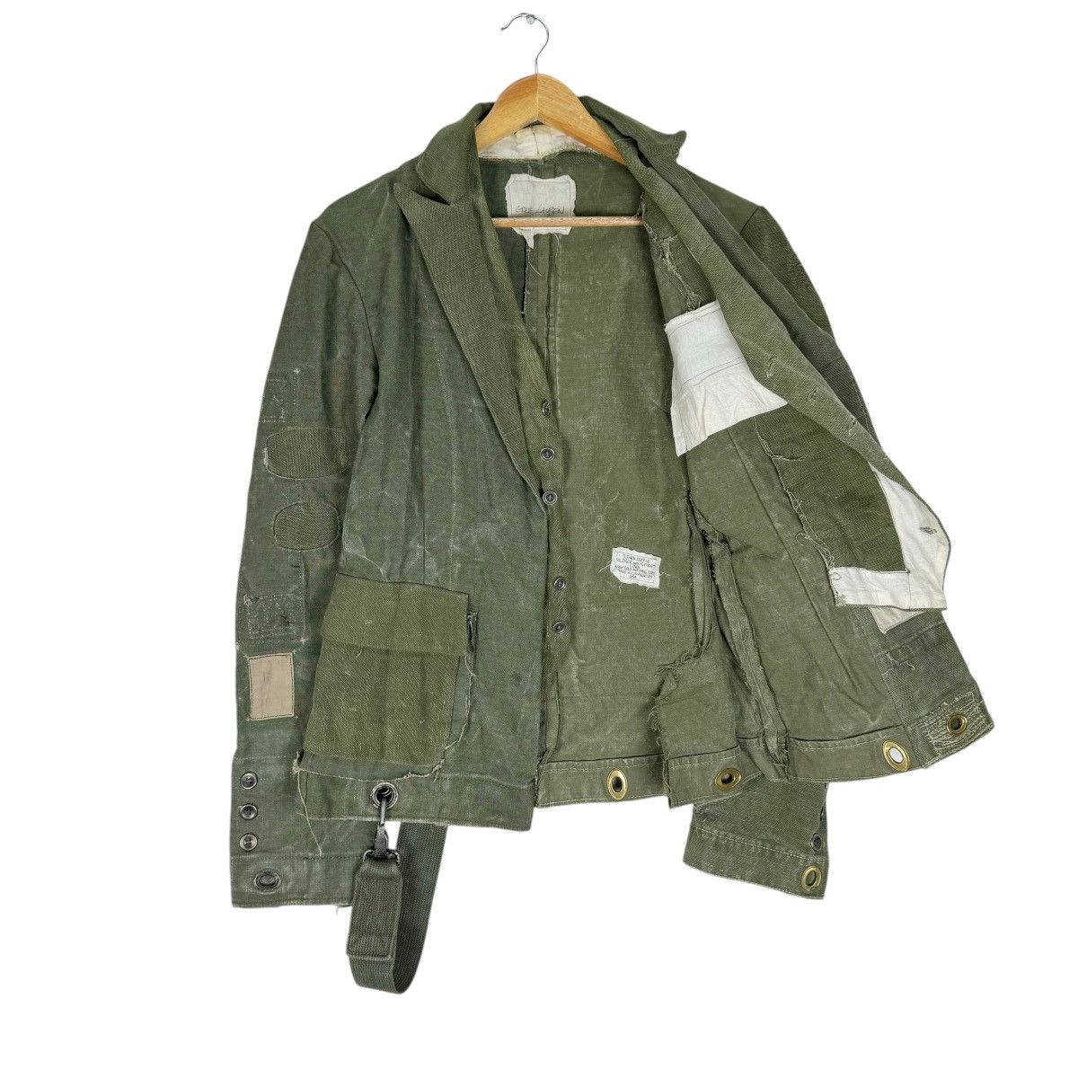 Greg Lauren ☀️GREG LAUREN LINEN DUFFLE MILITARY JACKET Size US S / EU 44-46 / 1 - 17 Thumbnail