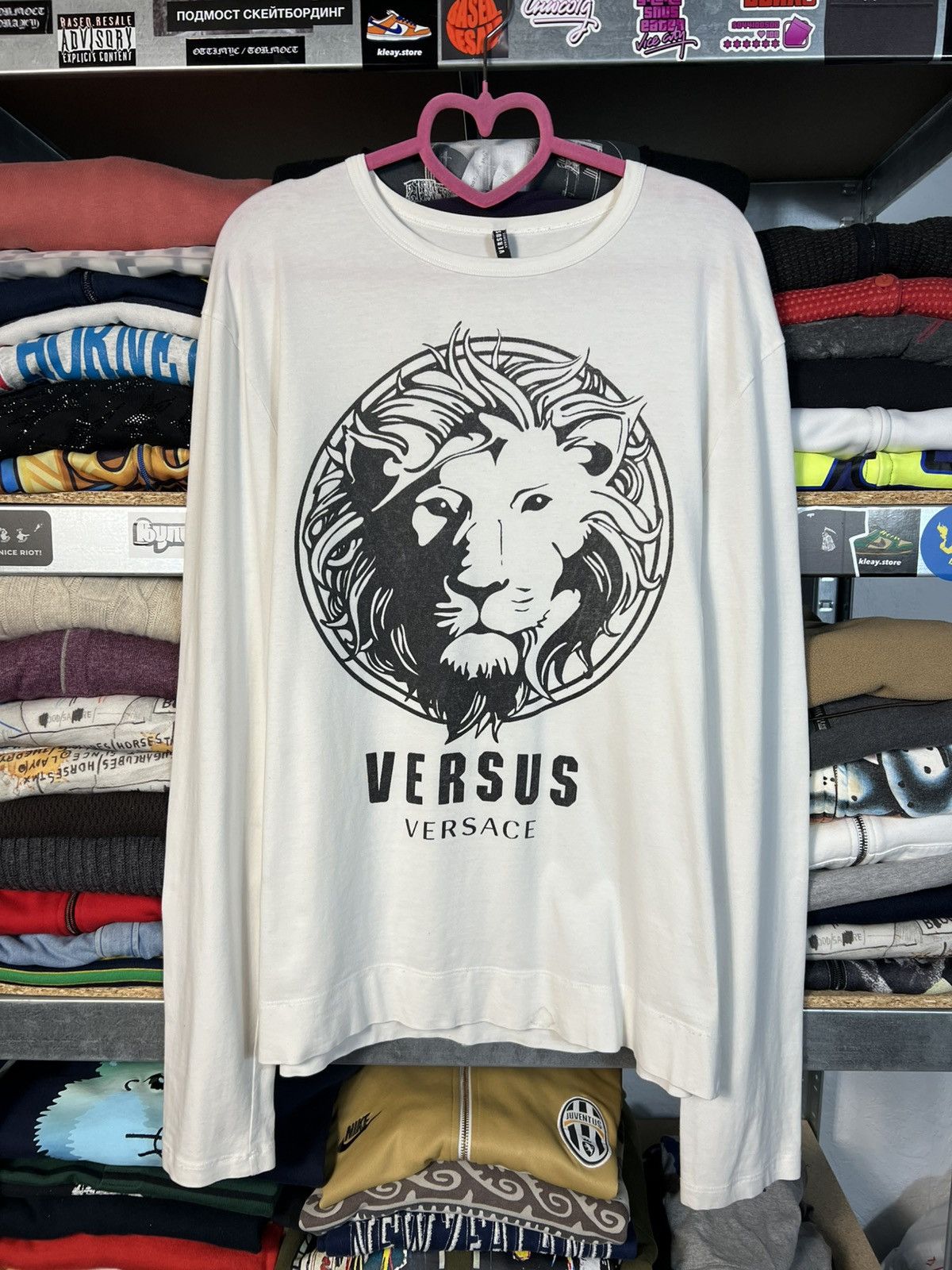 Versace Versus Versace logo long sleeve t shirts Size US L / EU 52-54 / 3 - 1 Thumbnail