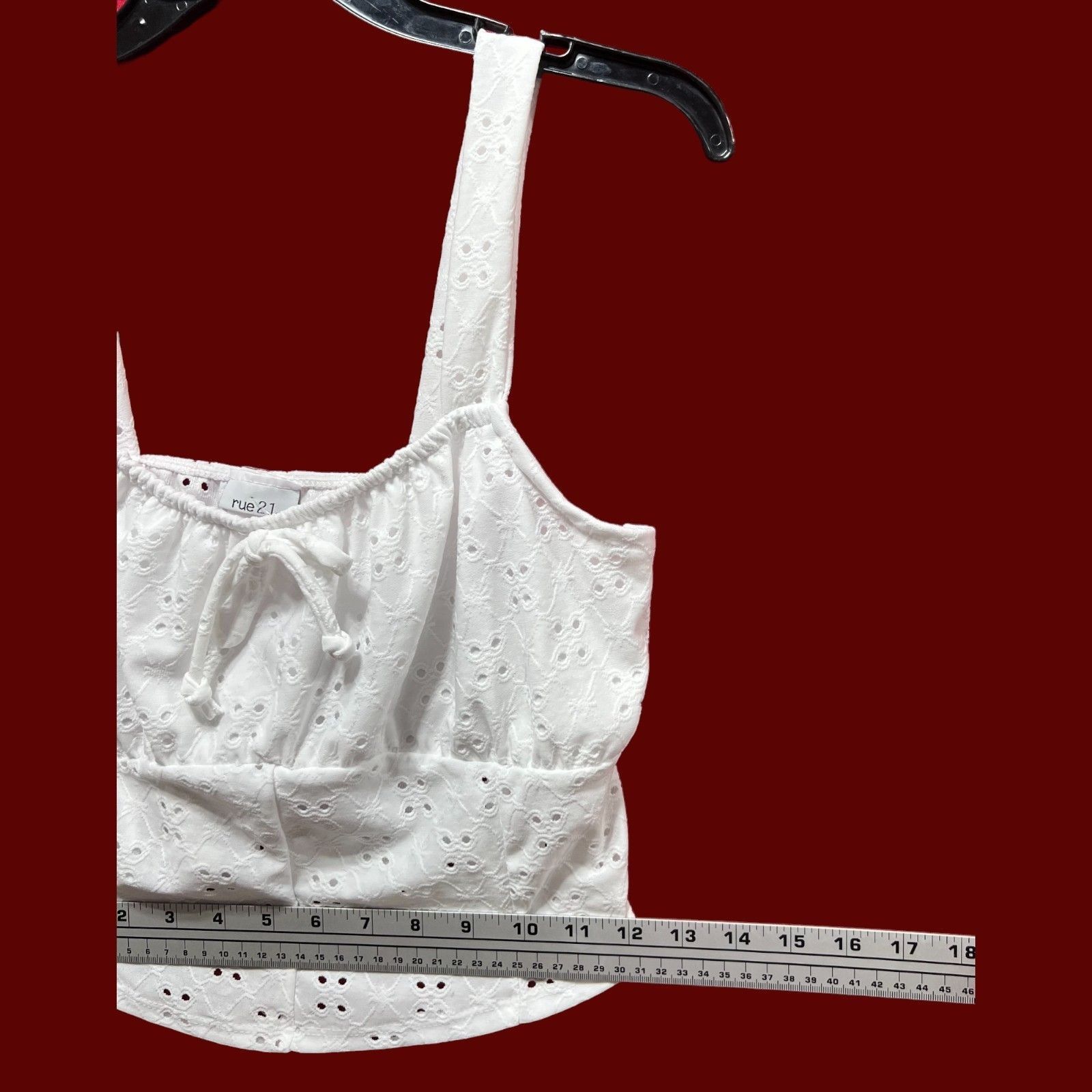 rue21 Rue 21 - Women's Tank Top - White - Extra Large Size XL / US 12-14 / IT 48-50 - 5 Thumbnail