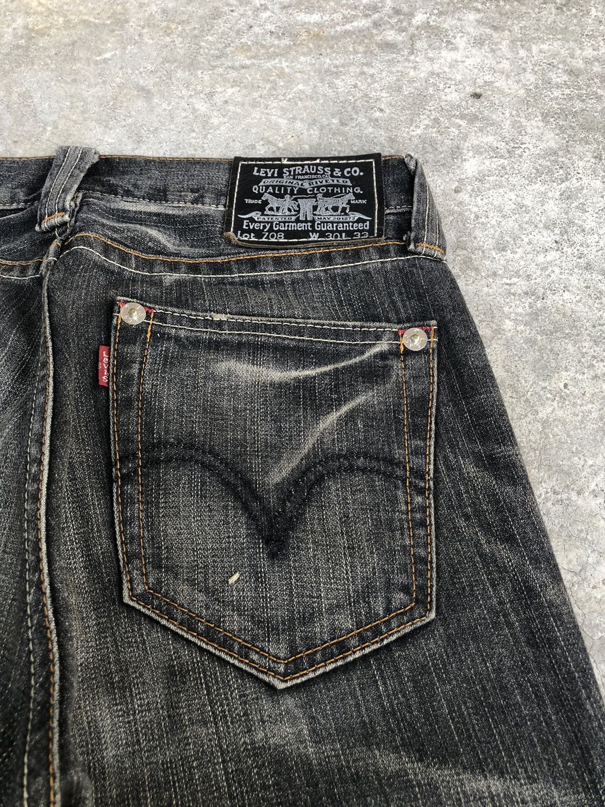 If Six Was Nine Y2k Levis Flared Jeans Distressee Jeans 708 Size US 30 / EU 46 - 17 Thumbnail
