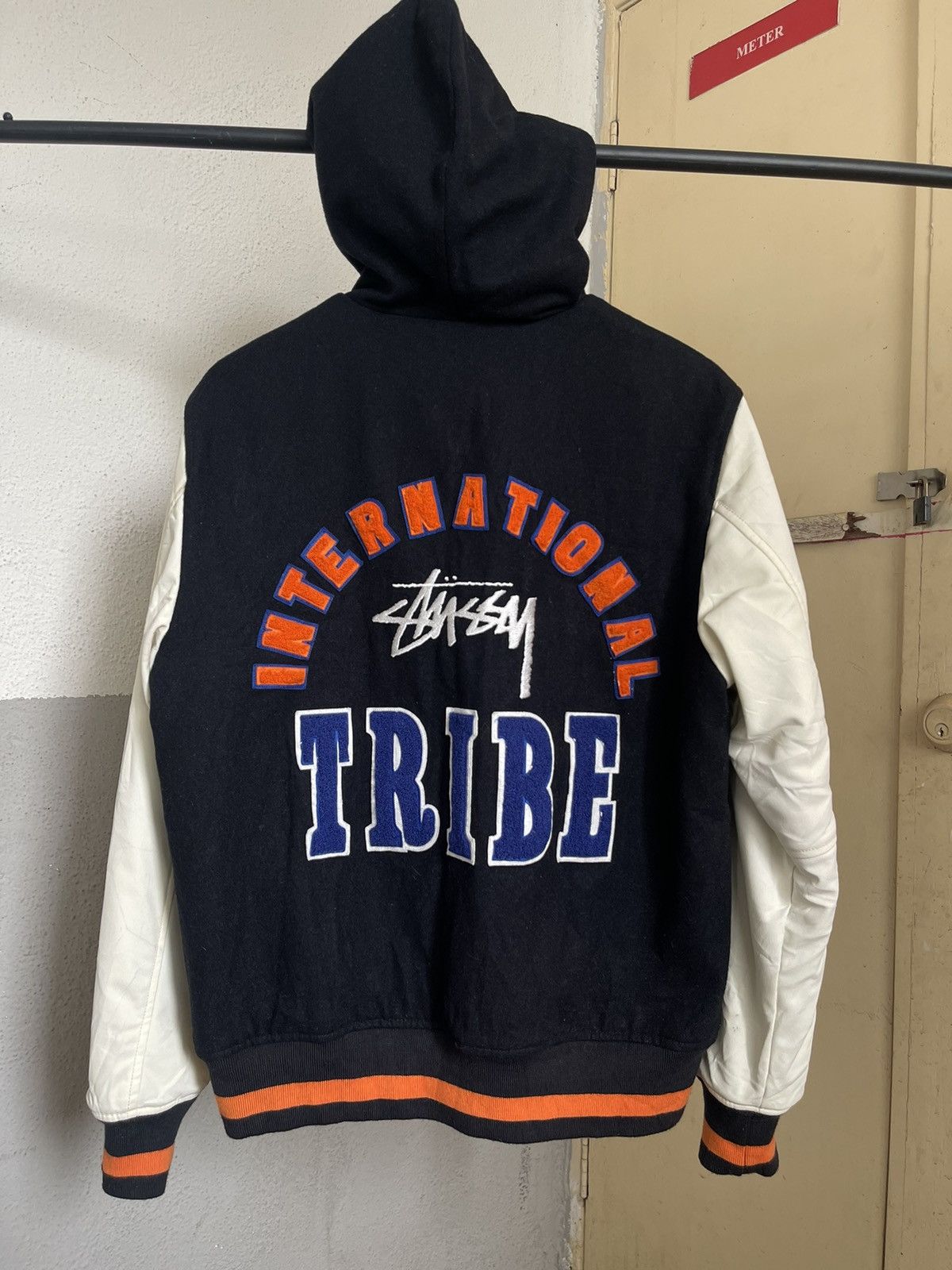 ジャケット・アウター STUSSY INTERNATIONAL TRIBE Varsity Jack International Stüssy Tribe Varsity Jacket made for Hiroshi