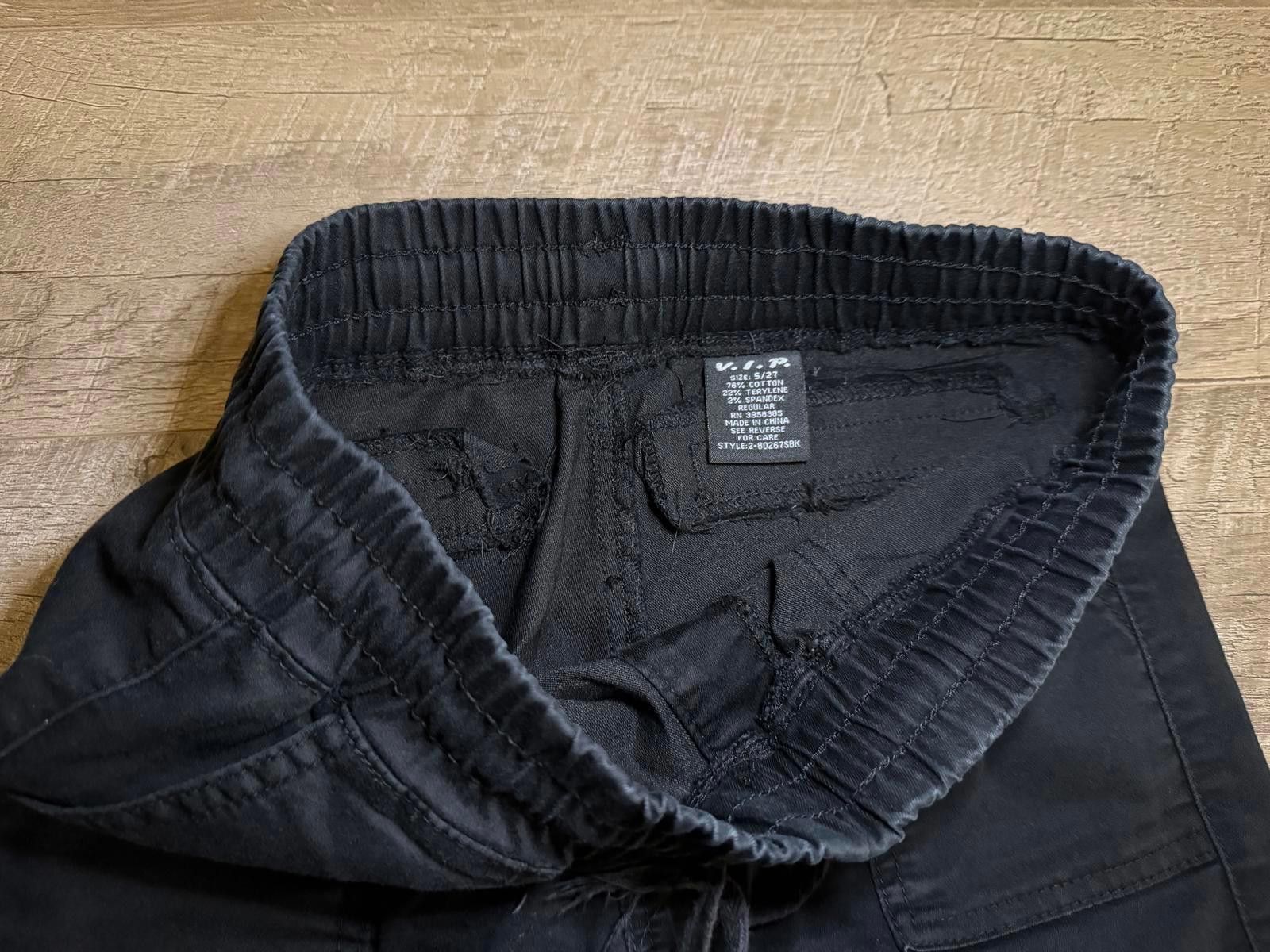 Pit Viper V.I.P. Black Jogger Cargo Pants Size 27" / US 4 / IT 40 - 4 Thumbnail