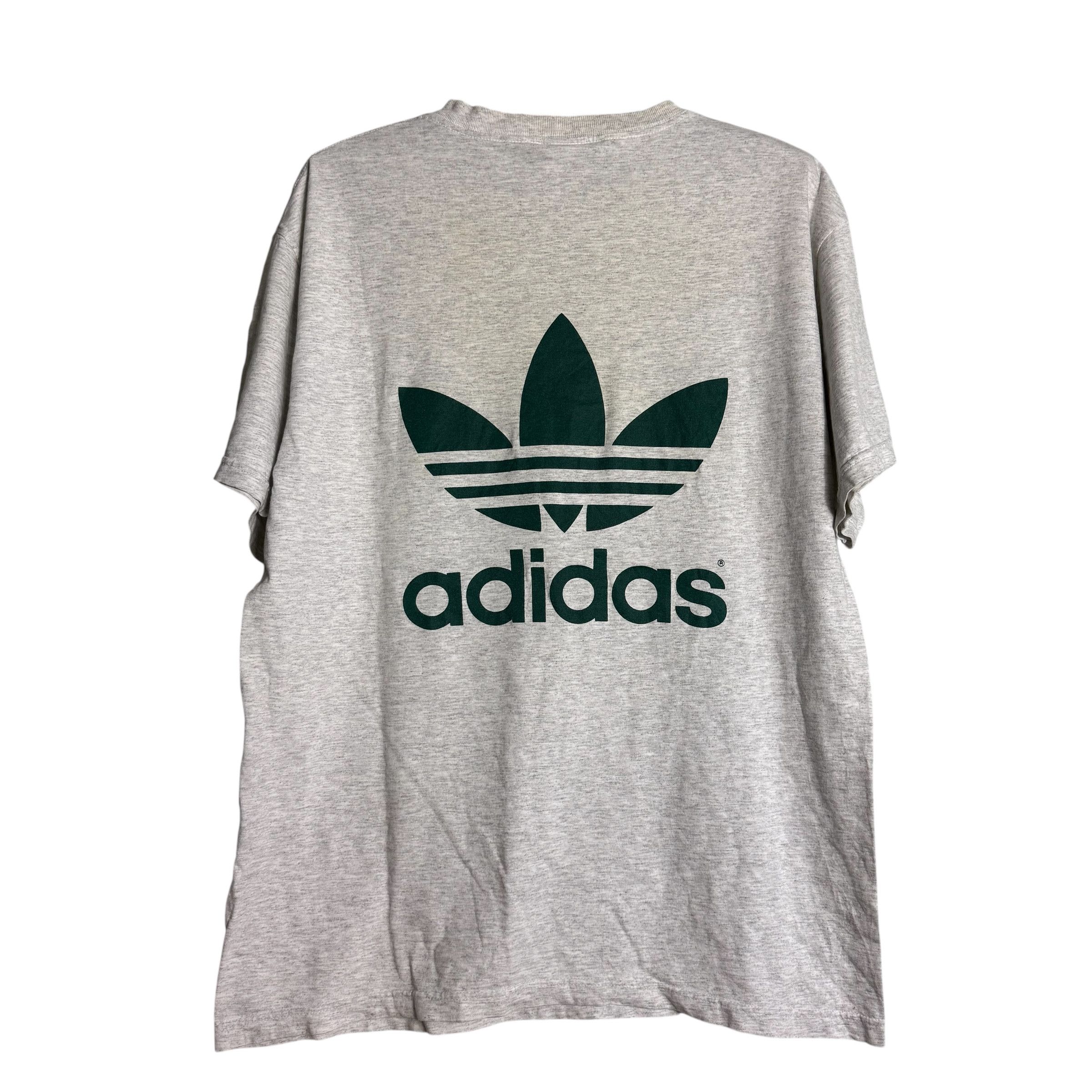 Adidas 🔥RARE🔥Vintage 90s Adidas Big Logo Spellout T-shirt Size US M / EU 48-50 / 2 - 3 Thumbnail