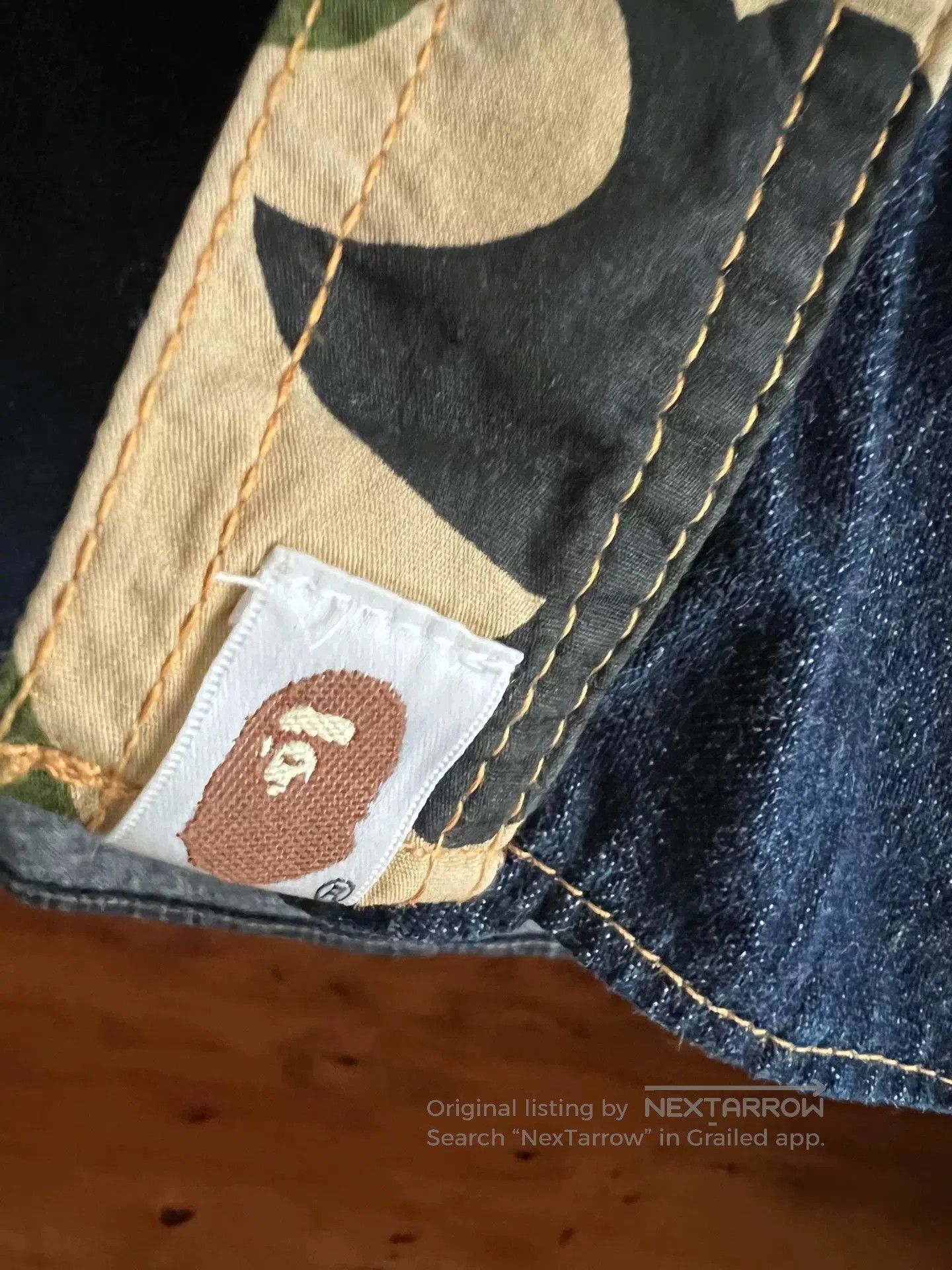 Bape BAPE Camo Indigo Denim Shirt. Size US L / EU 52-54 / 3 - 5 Thumbnail