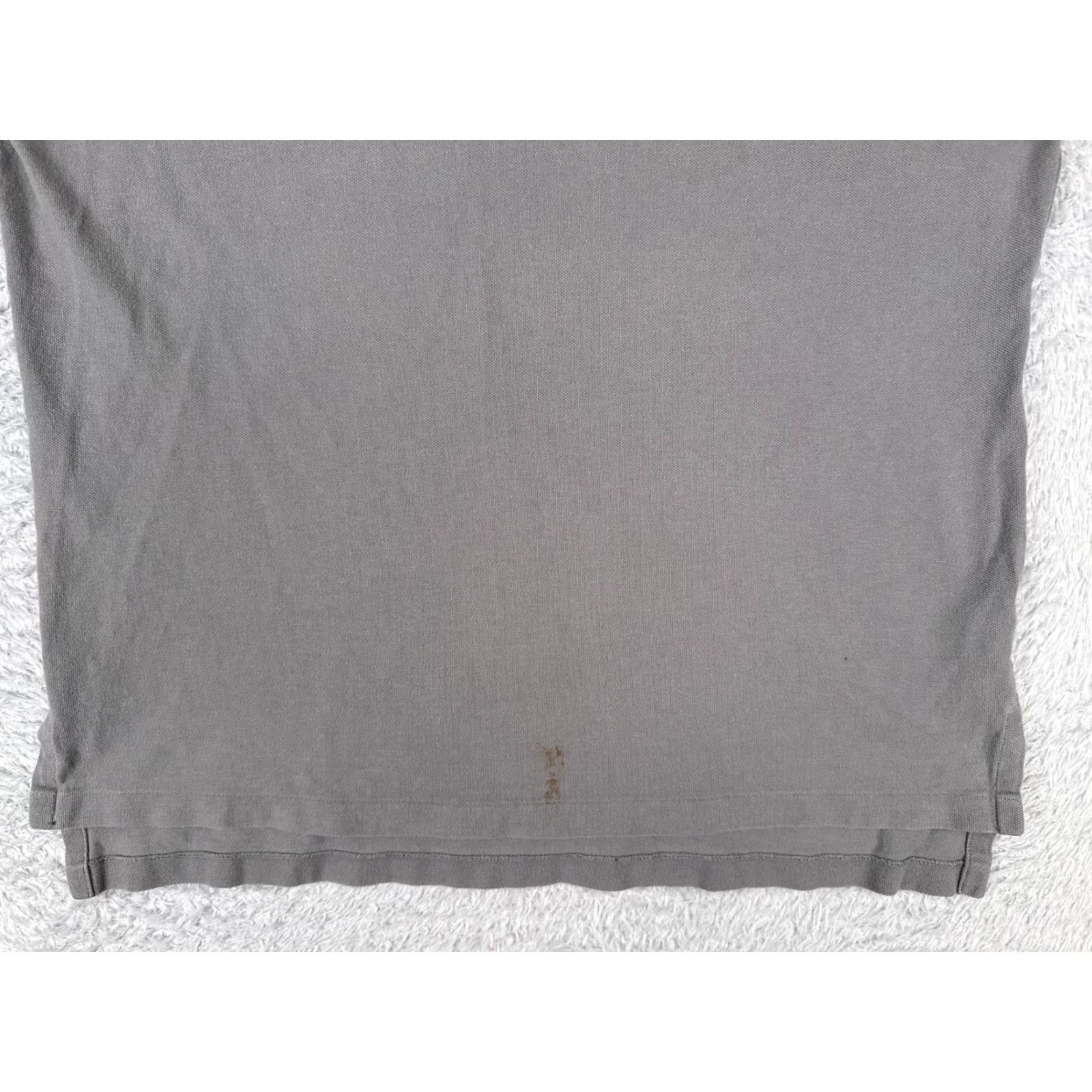 Ralph Lauren VINTAGE Ralph Lauren Polo Shirt Men L Gray Cotton Jersey Pony Golf Shirt Size US L / EU 52-54 / 3 - 5 Thumbnail