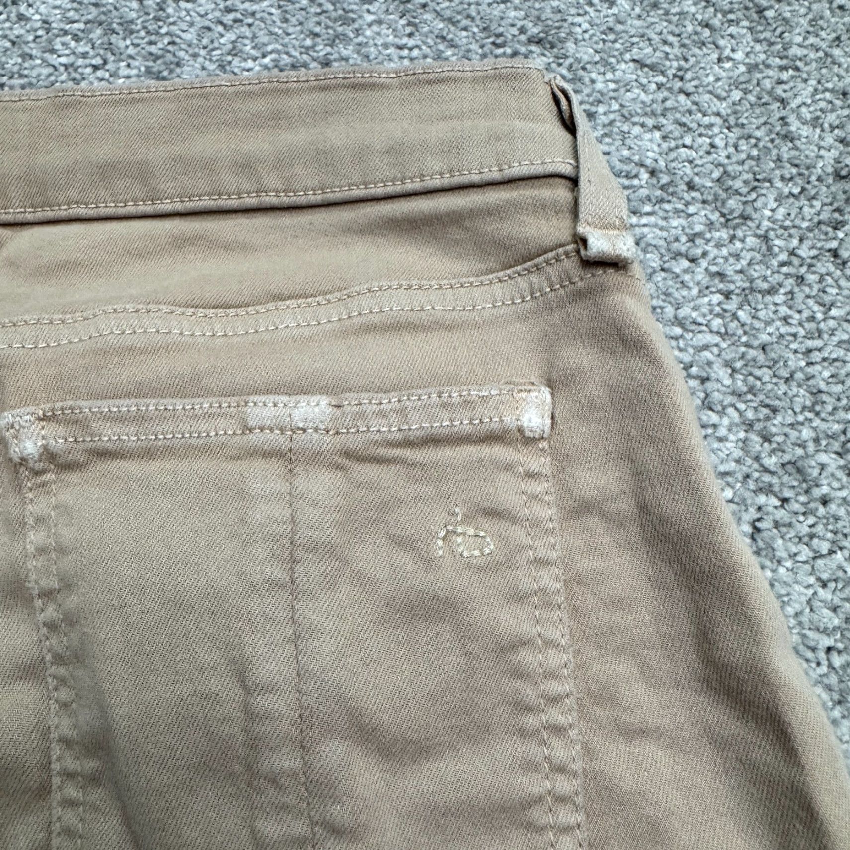 Rag & Bone rag & bone Jeans Womens 26 Tan Brown Mid Rise Stretch Denim Skinny 5-Pocket City Streetwear Womens Size 26" / US 2 / IT 38 - 4 Thumbnail