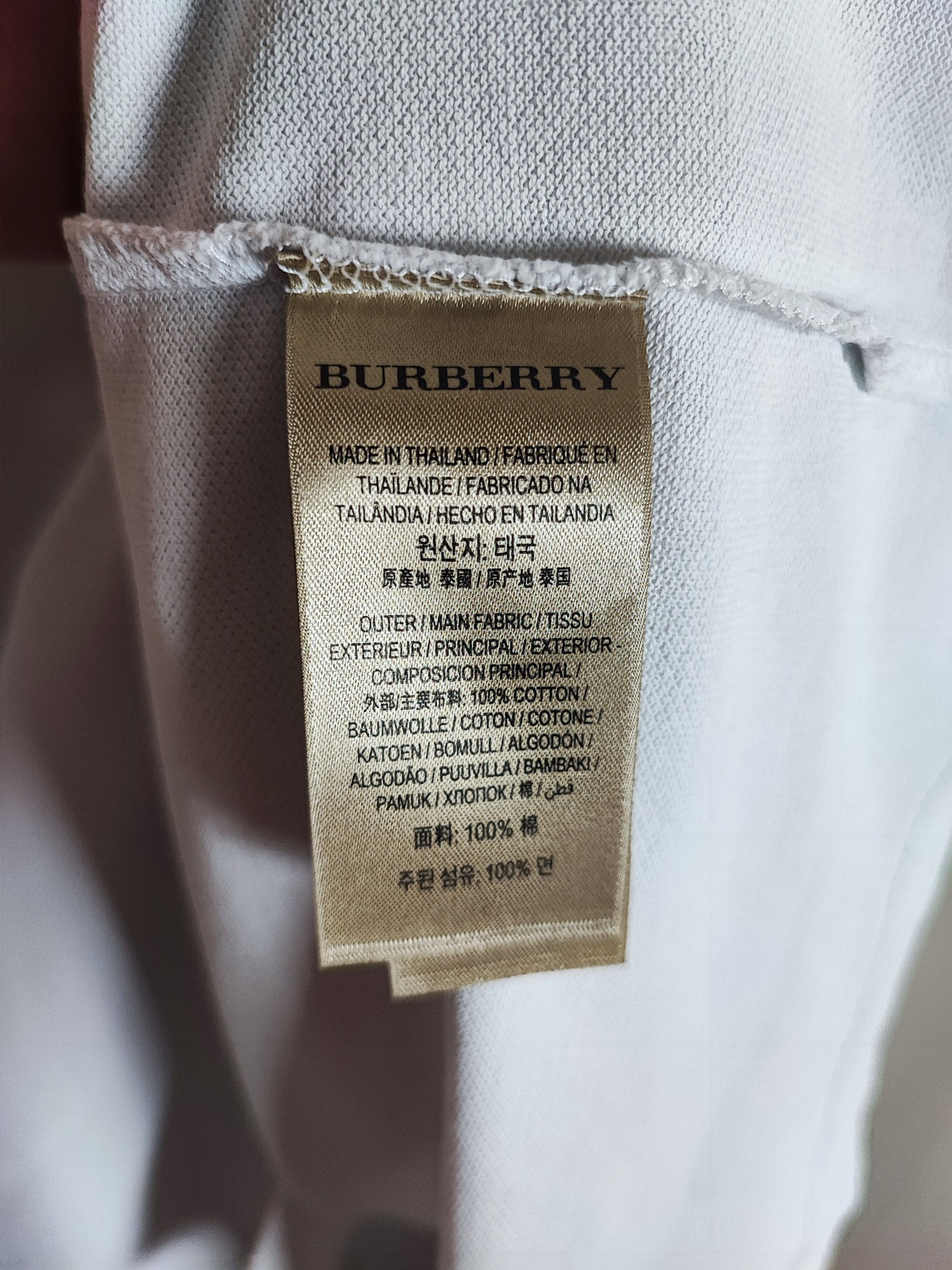 Burberry Burberry polo shirt Size L Size US L / EU 52-54 / 3 - 4 Thumbnail