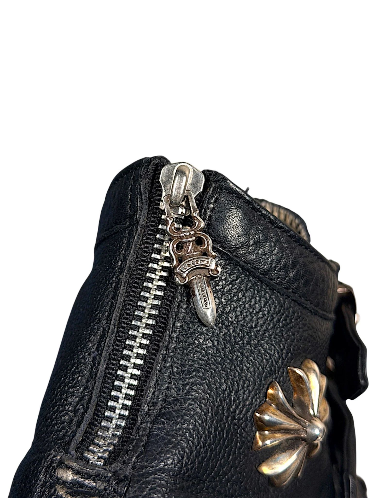 Chrome Hearts Gunslinger Buckle Leather Converse Black Size US 9 / EU 42 - 5 Thumbnail