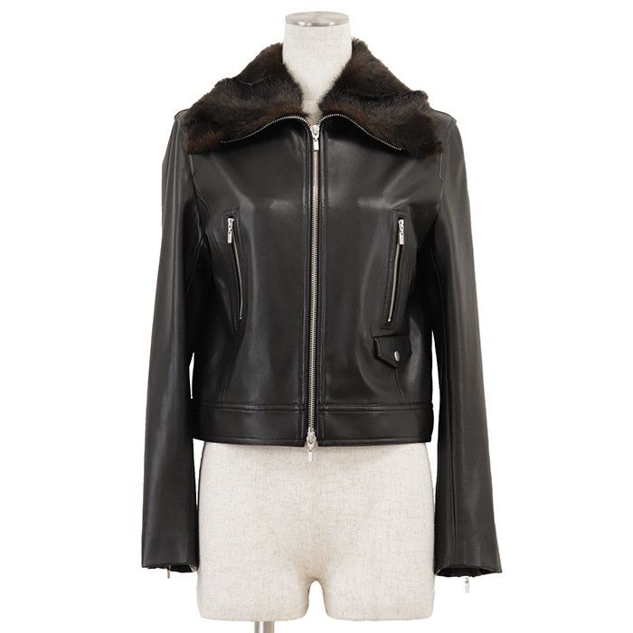 Other Other FOXEY NEW YORK Synthetic Leather Faux Fur Jacket Plastic / Synthetic Outerwear 38935 DUTY FREE for USA Size ONE SIZE - 1 Thumbnail