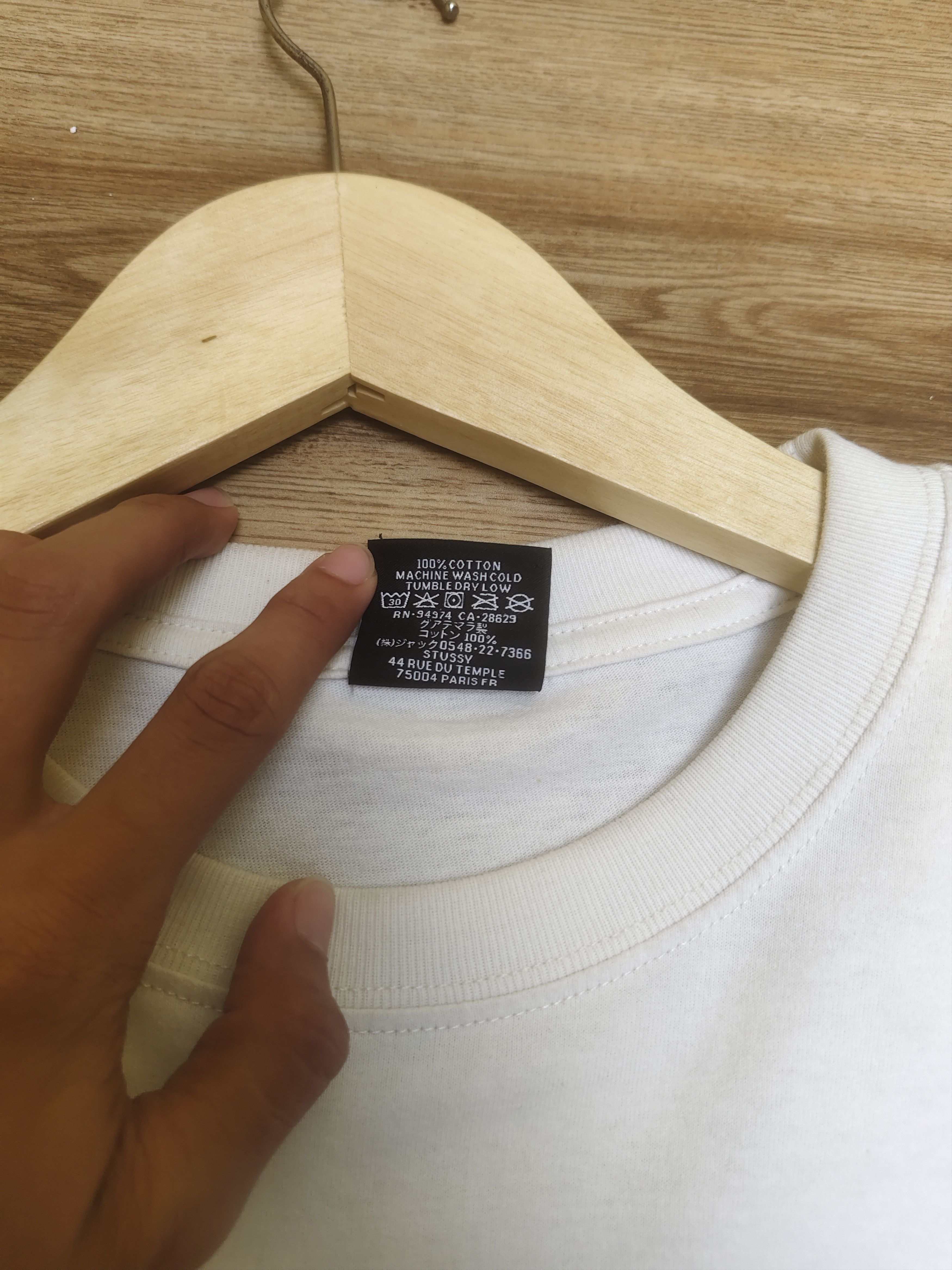Stussy Stussy S Talk Pigment Dyed Tee White Size US L / EU 52-54 / 3 - 6 Thumbnail