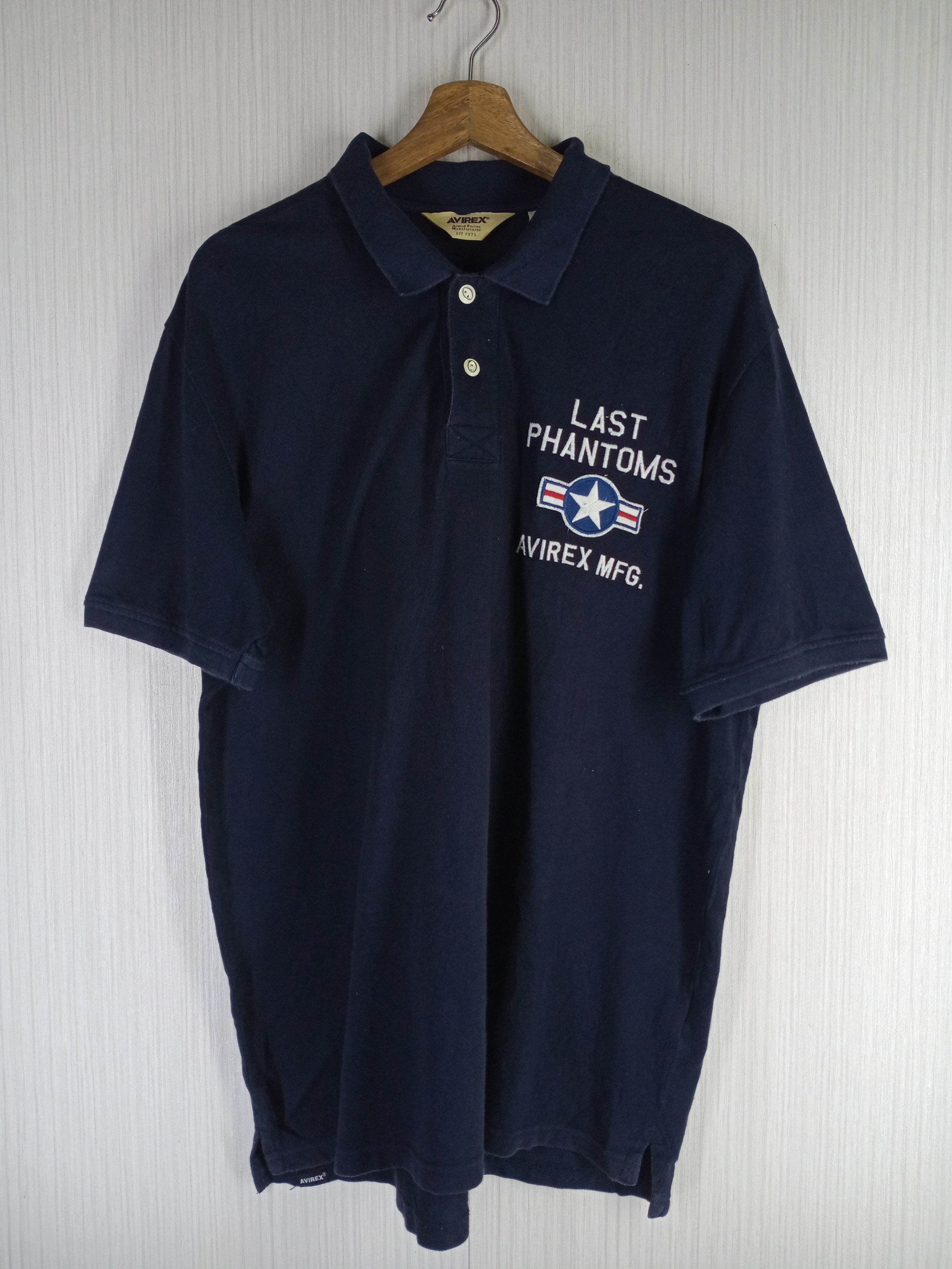 Avirex Rare Vintage Avirex U.S.Navy Chargers Us Midway Polo shirt Size US XL / EU 56 / 4 - 2 Thumbnail