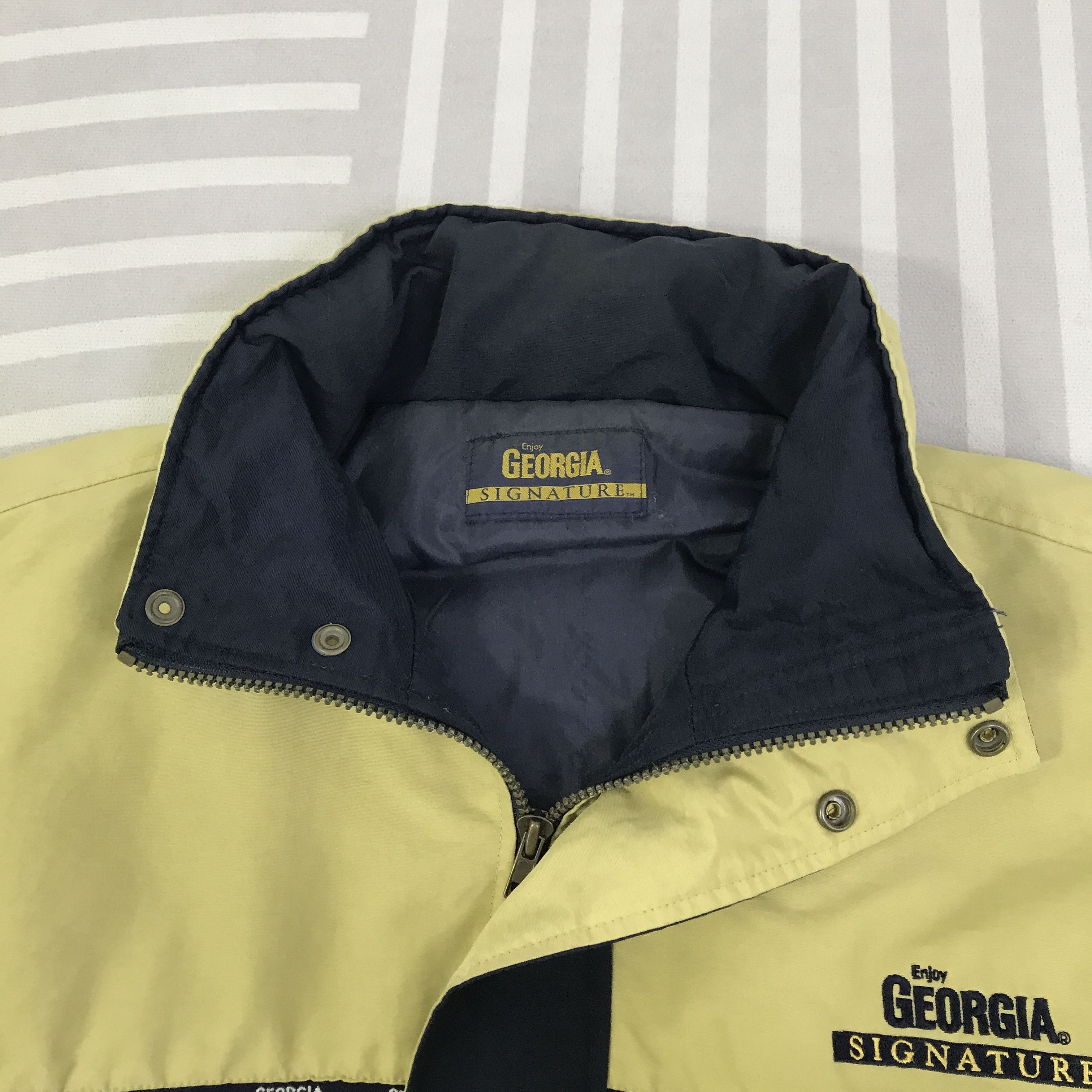Japanese Brand Vintage Enjoy Georgia Signature Jacket K92B18 Size US L / EU 52-54 / 3 - 5 Thumbnail
