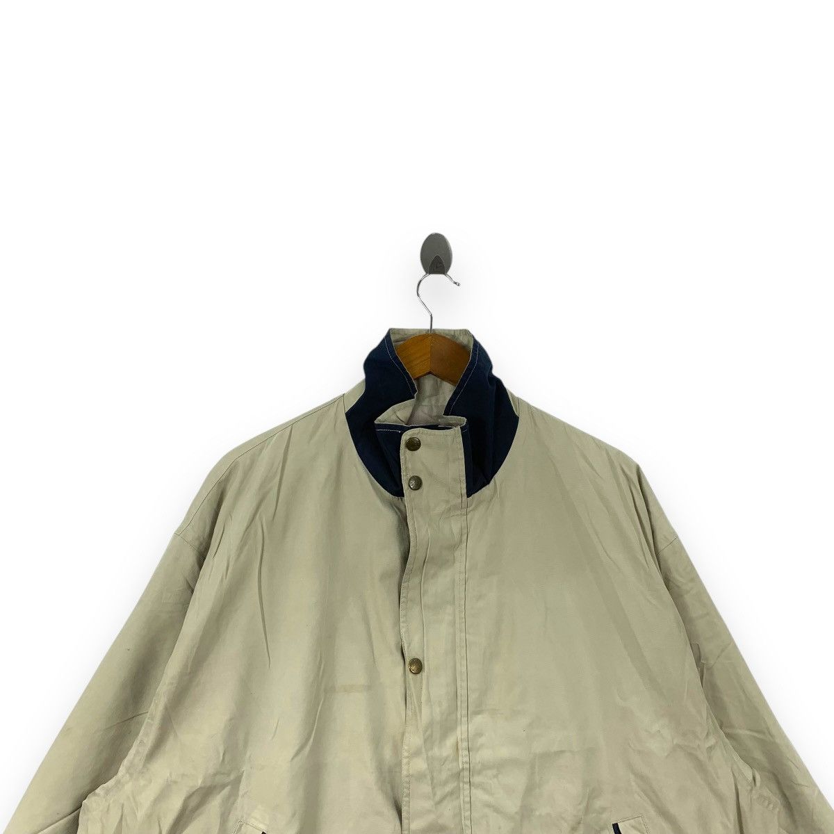 Vintage Vintage MUNSINGWEAR GRAND SLAM Beige Windbreaker Jacket Size US XXL / EU 58 / 5 - 2 Thumbnail