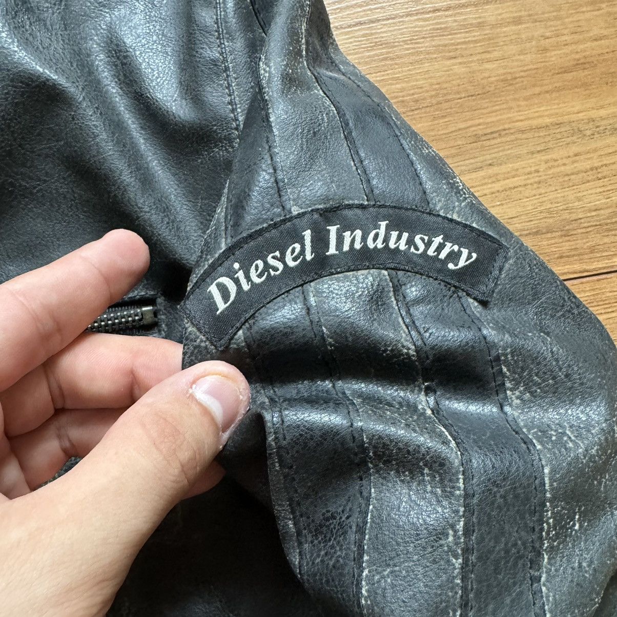 Diesel × Vintage Vintage diesel leather jacket Size US XL / EU 56 / 4 - 5 Thumbnail