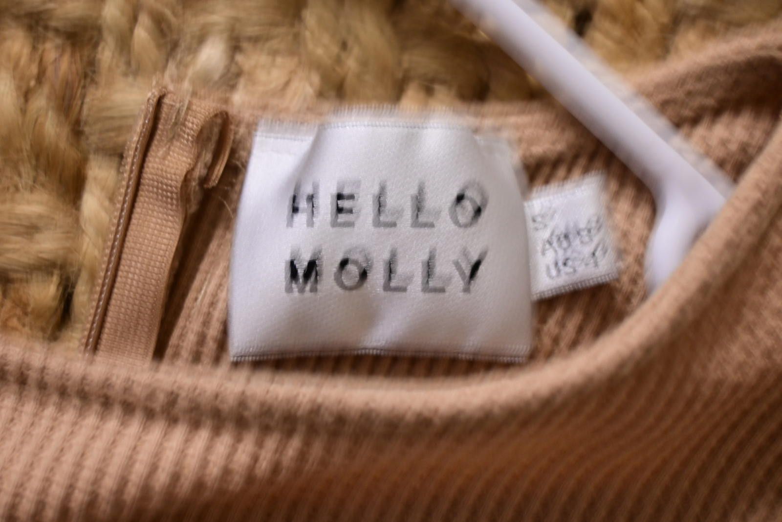 Other Hello Molly Beige Long Sleeve Wrap Dress with Flared Cuffs S Size S / US 4 / IT 40 - 8 Thumbnail