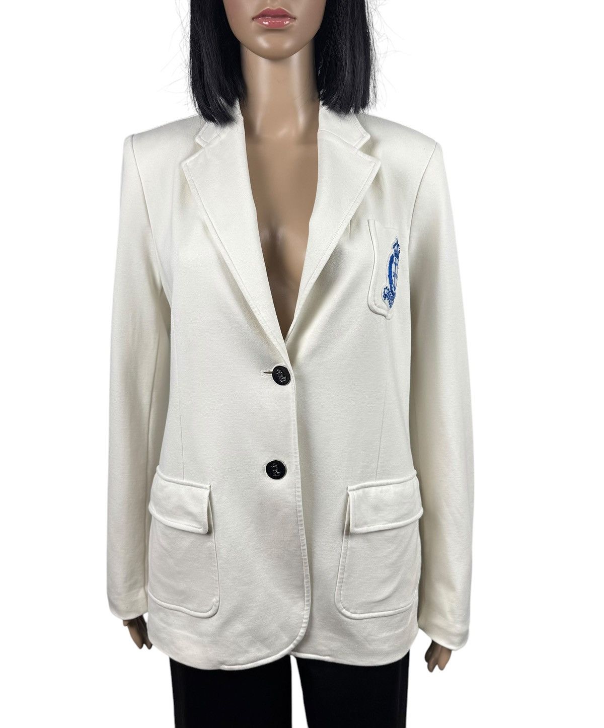 Lauren Ralph Lauren Lauren Ralph Lauren Blazer Viscose Club Logo size 10 Size L / US 10 / IT 46 - 2 Thumbnail