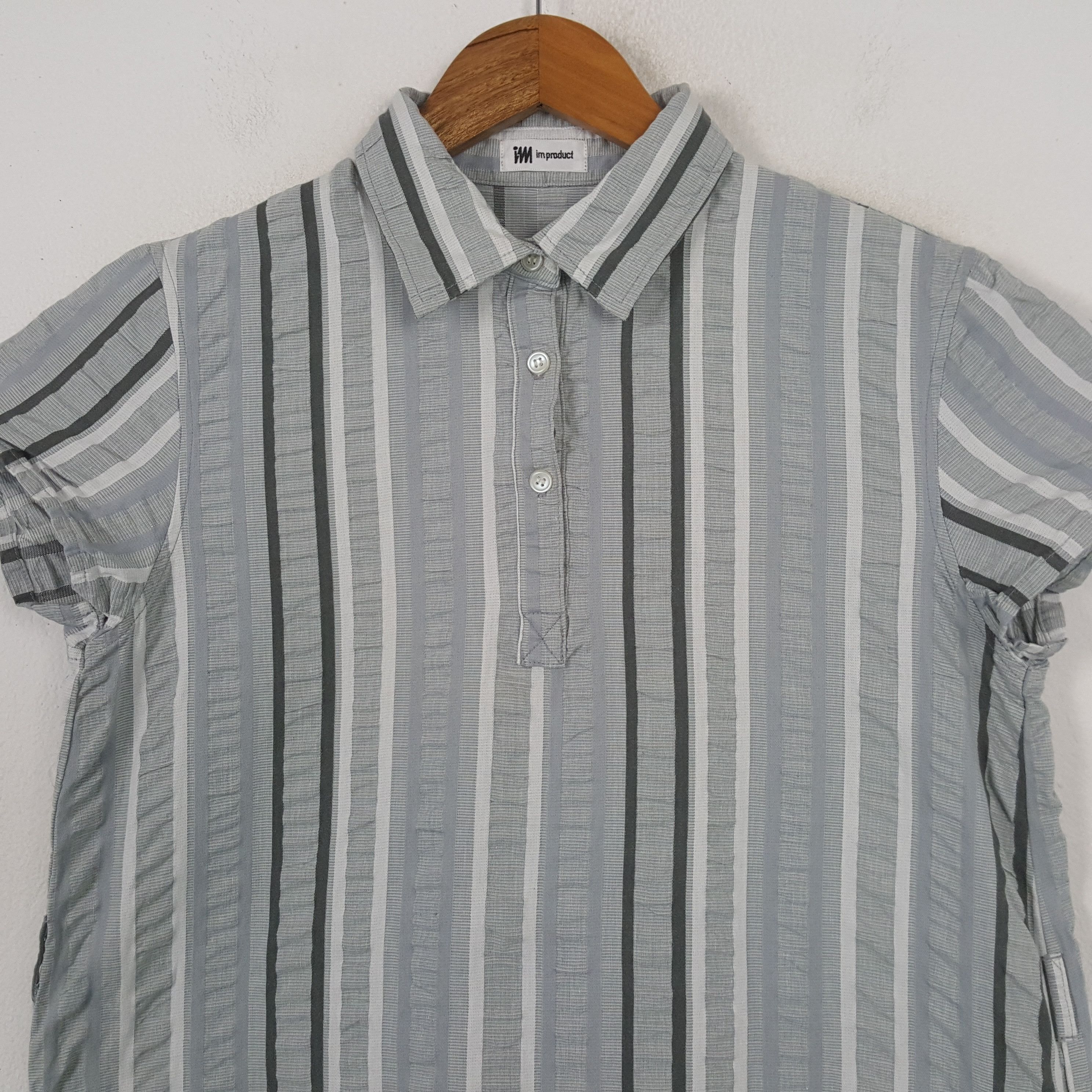 Designer × Issey Miyake × Vintage Vintage IM PRODUCT by Issey Miyake Brand Shirts C294N1 Size M / US 6-8 / IT 42-44 - 2 Thumbnail