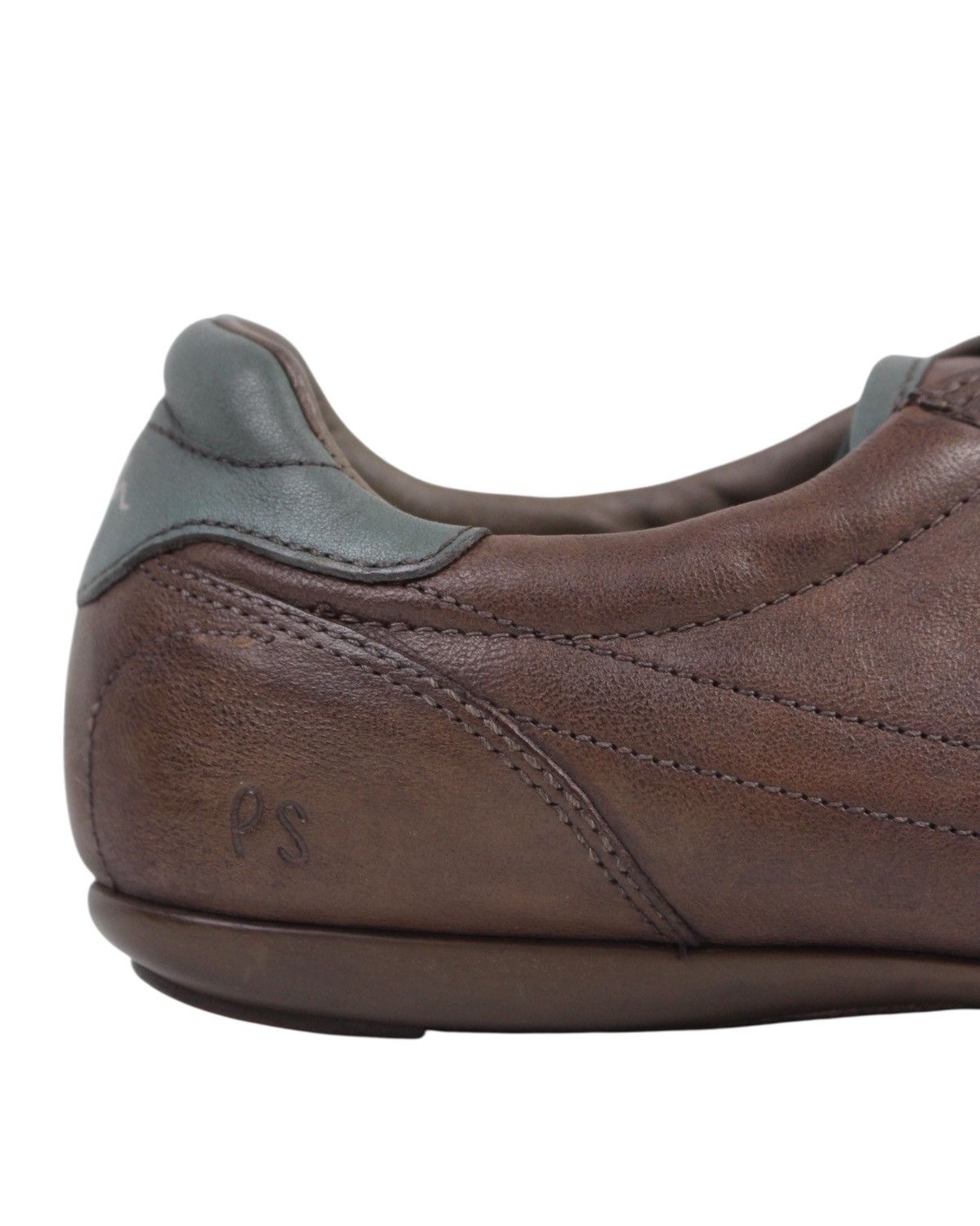 Paul Smith 2000S PAUL SMITH PS MEN’S BROWN LEATHER SNEAKERS Size US 9 / EU 42 - 5 Thumbnail