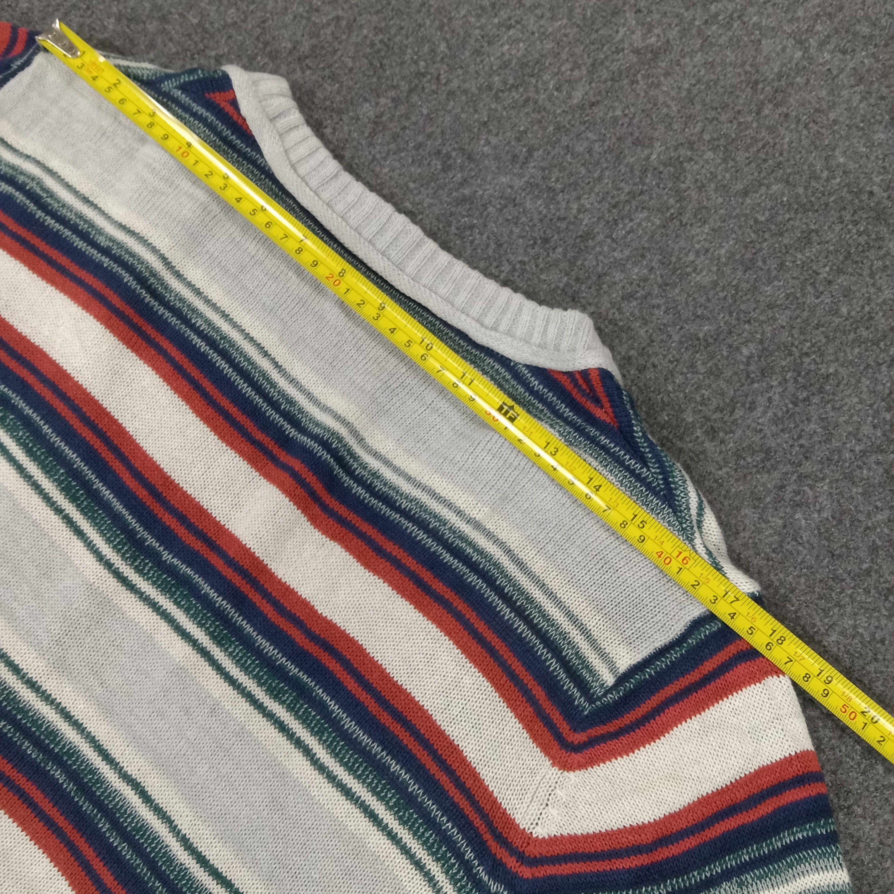 Vintage Sorri Dere Striped Cardigan Sweater Size M / US 6-8 / IT 42-44 - 5 Thumbnail