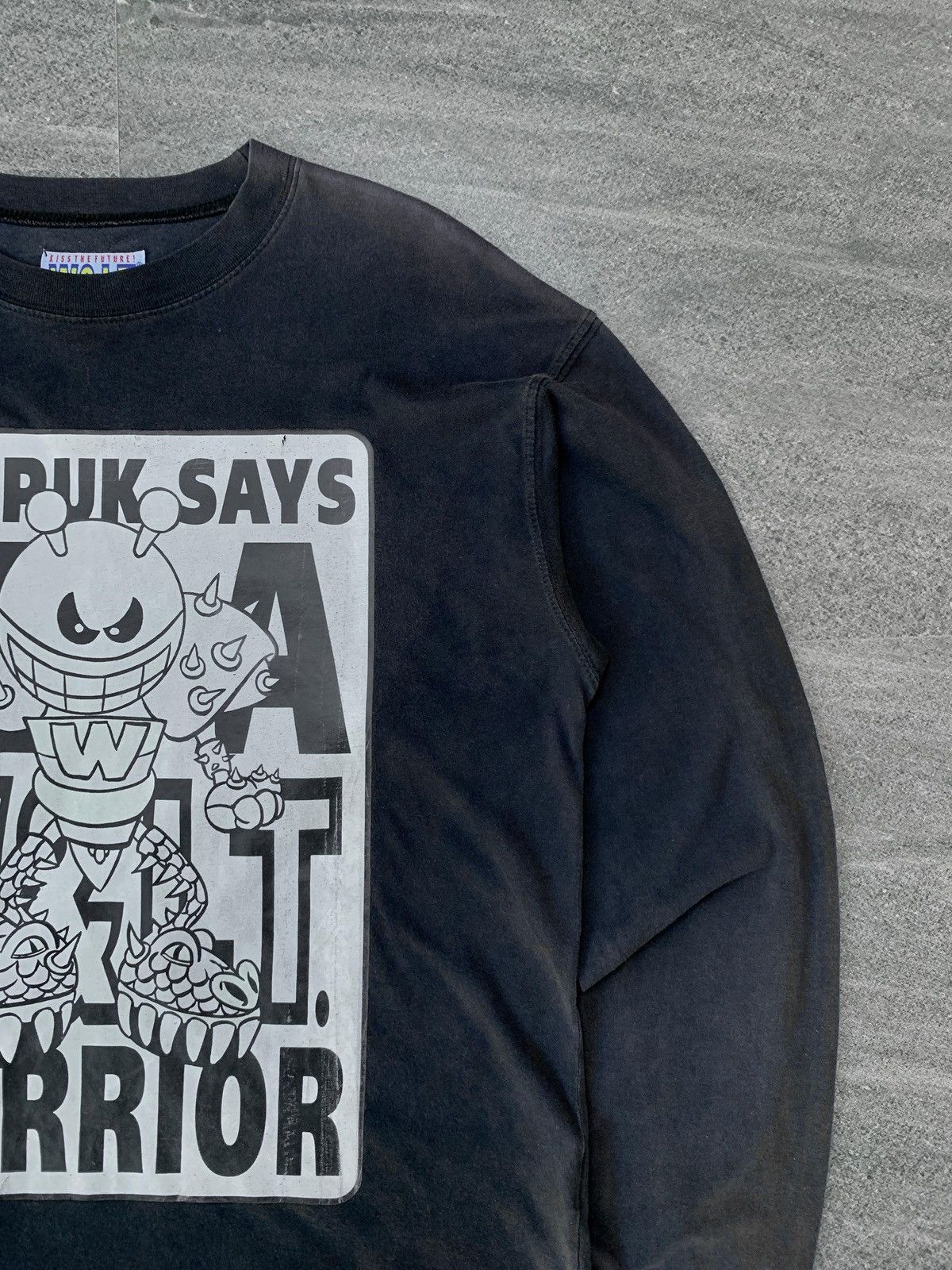 W&LT 2000s Faded Puk Puk be A Warrior Ls tee Size US S / EU 44-46 / 1 - 2 Thumbnail