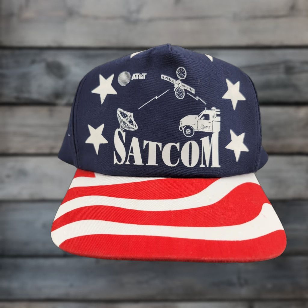 Vintage VINTAGE Cobra SnapBack Hat American Flag Men One Size Blue Size ONE SIZE - 1 Thumbnail