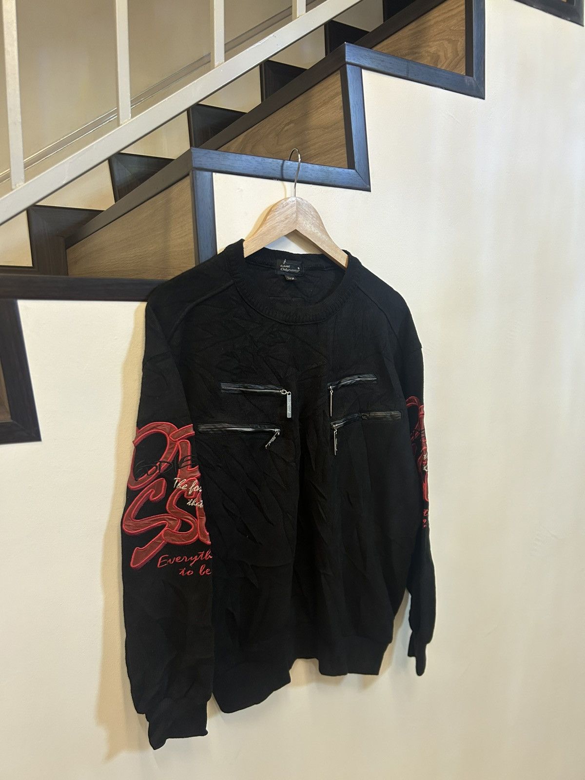 Japanese Brand Vintage Eddie Odyssey E.O.S Individual Textured Multi-Zipper Size US L / EU 52-54 / 3 - 4 Thumbnail