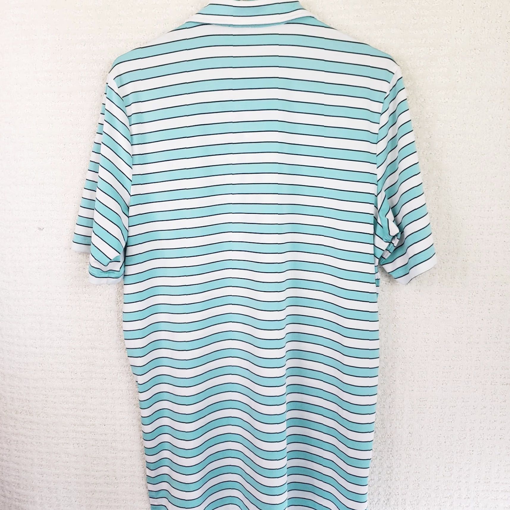 RLX Ralph Lauren RLX Ralph Lauren Polo Shirt Mens M Blue White Short Sleeve Golf Stretch Wicking Size US M / EU 48-50 / 2 - 6 Thumbnail