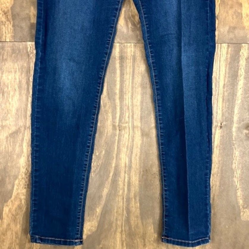 Vintage Flying Monkey Womens Jeans Blue Denim Dark Wash Mid Rise Style JL59 Stretch 30 Jeans Womens Size 30 Dark Wash Stretch Modern Casual Modern Fit 200 Size 30" / US 8 / IT 44 - 3 Thumbnail