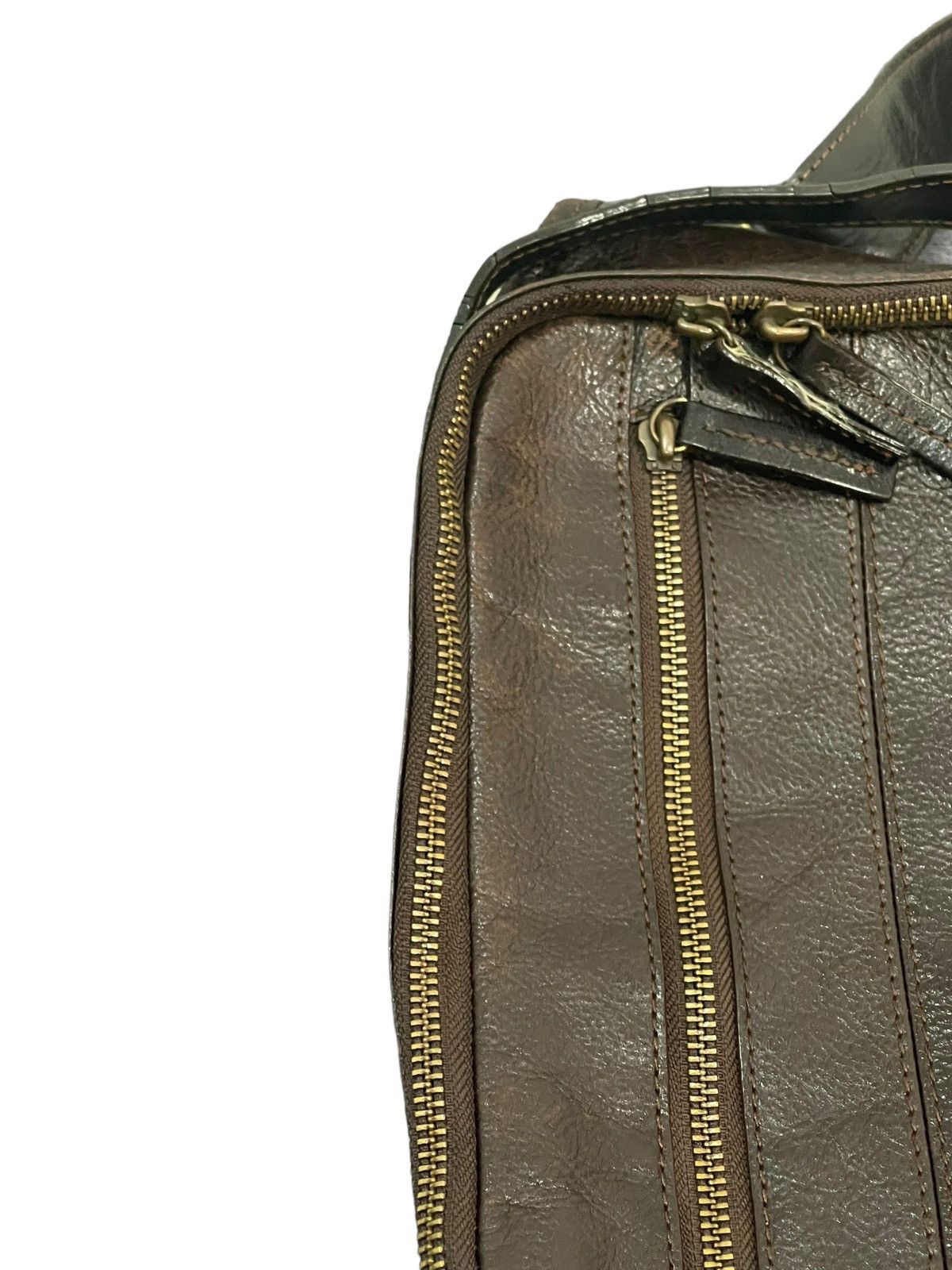 Genuine Leather Cross Body Full Leather Chelica Patina 3🟩 Size ONE SIZE - 10 Thumbnail