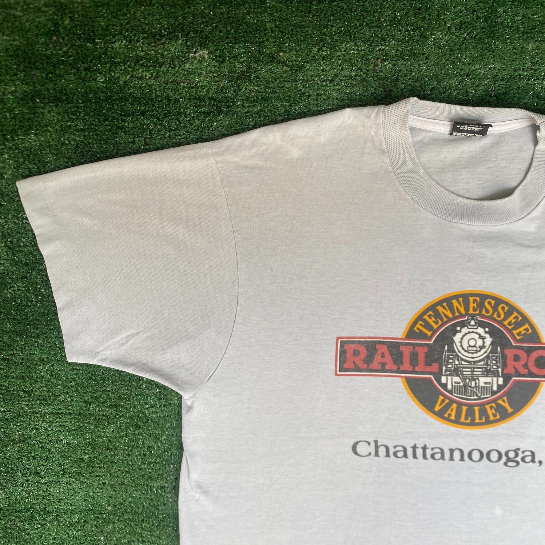 Vintage Vintage 80s Tennessee Railroad Shirt Train Single Stitch Tee Size US XL / EU 56 / 4 - 2 Thumbnail