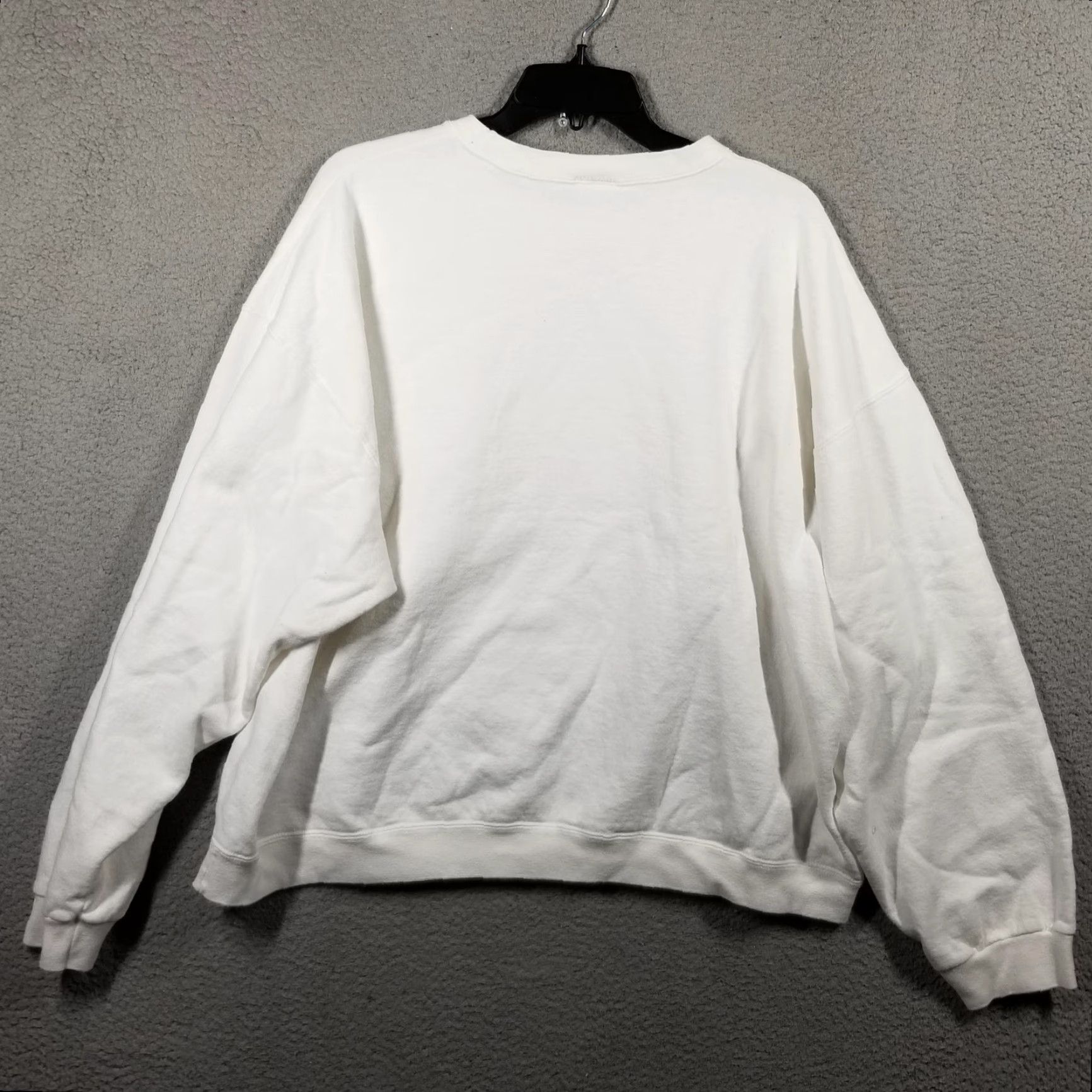 Vintage Lutheran Chick Sweatshirt 2XL White Crewneck Graphic Jesus Christian Pullover Size US XXL / EU 58 / 5 - 3 Thumbnail