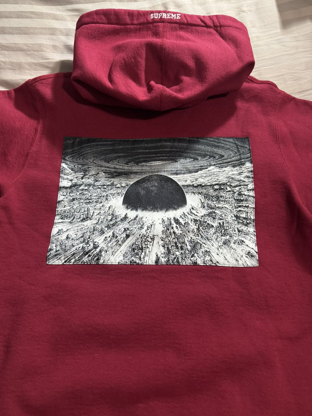 Supreme Supreme Akira Patches Hoodie Maroon Size US M / EU 48-50 / 2 - 1 Thumbnail