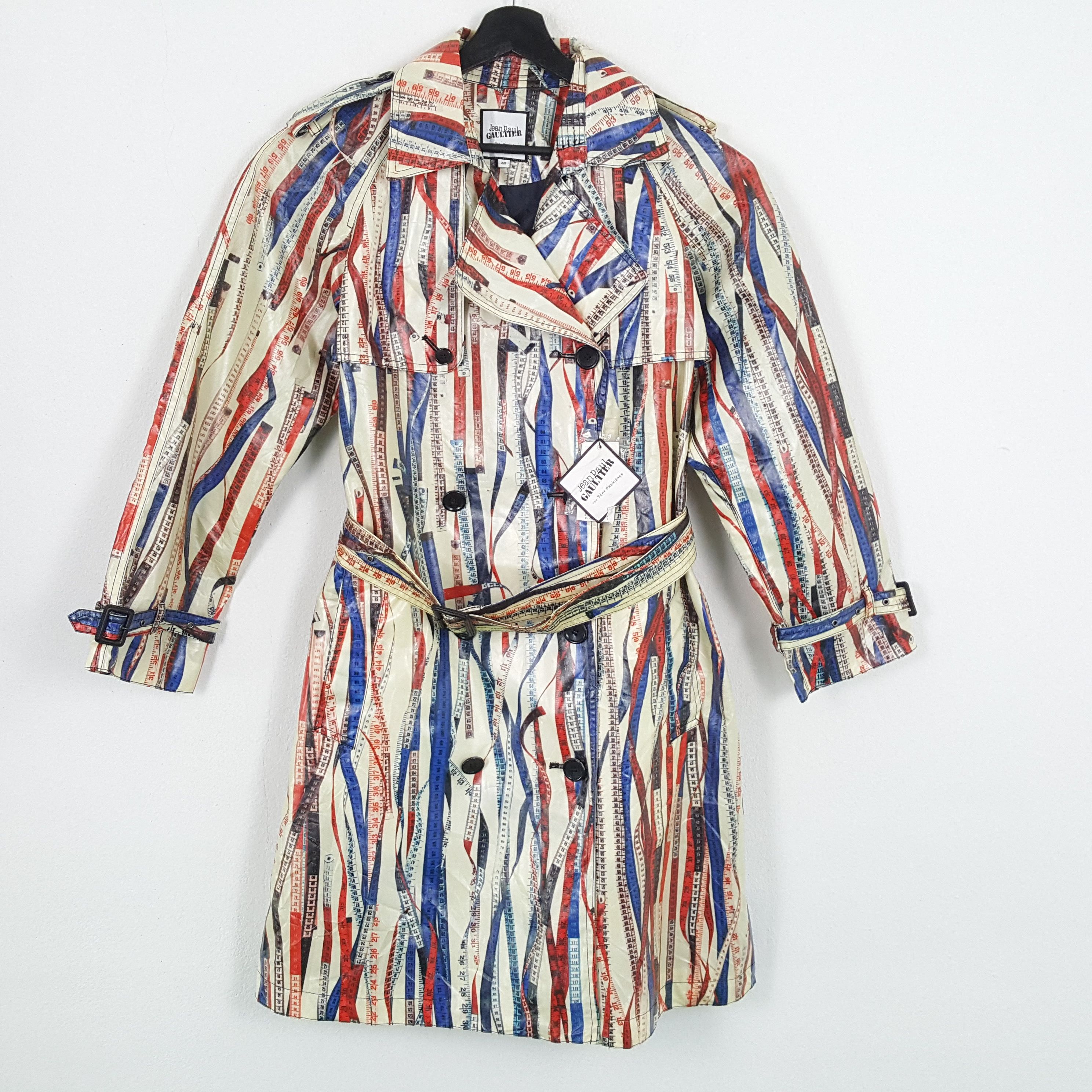 Jean Paul Gaultier × Vintage JEAN PAUL GAULTIER Fashion Style Rare Design Trench Jacket Size S / US 4 / IT 40 - 1 Thumbnail