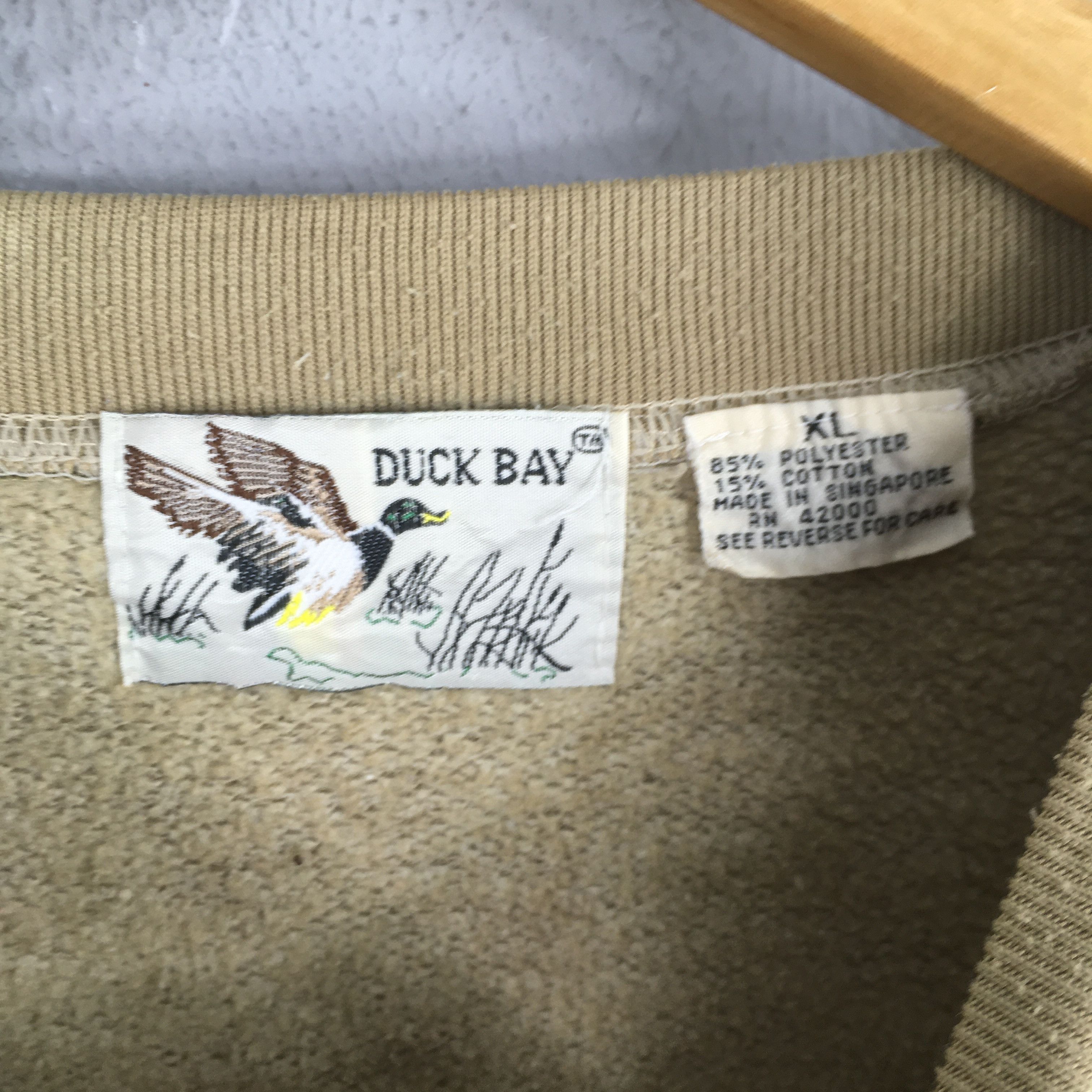 Habitat Vintage 80s Duck Bay Camouflage Sweatshirt XLarge Size US XL / EU 56 / 4 - 5 Thumbnail