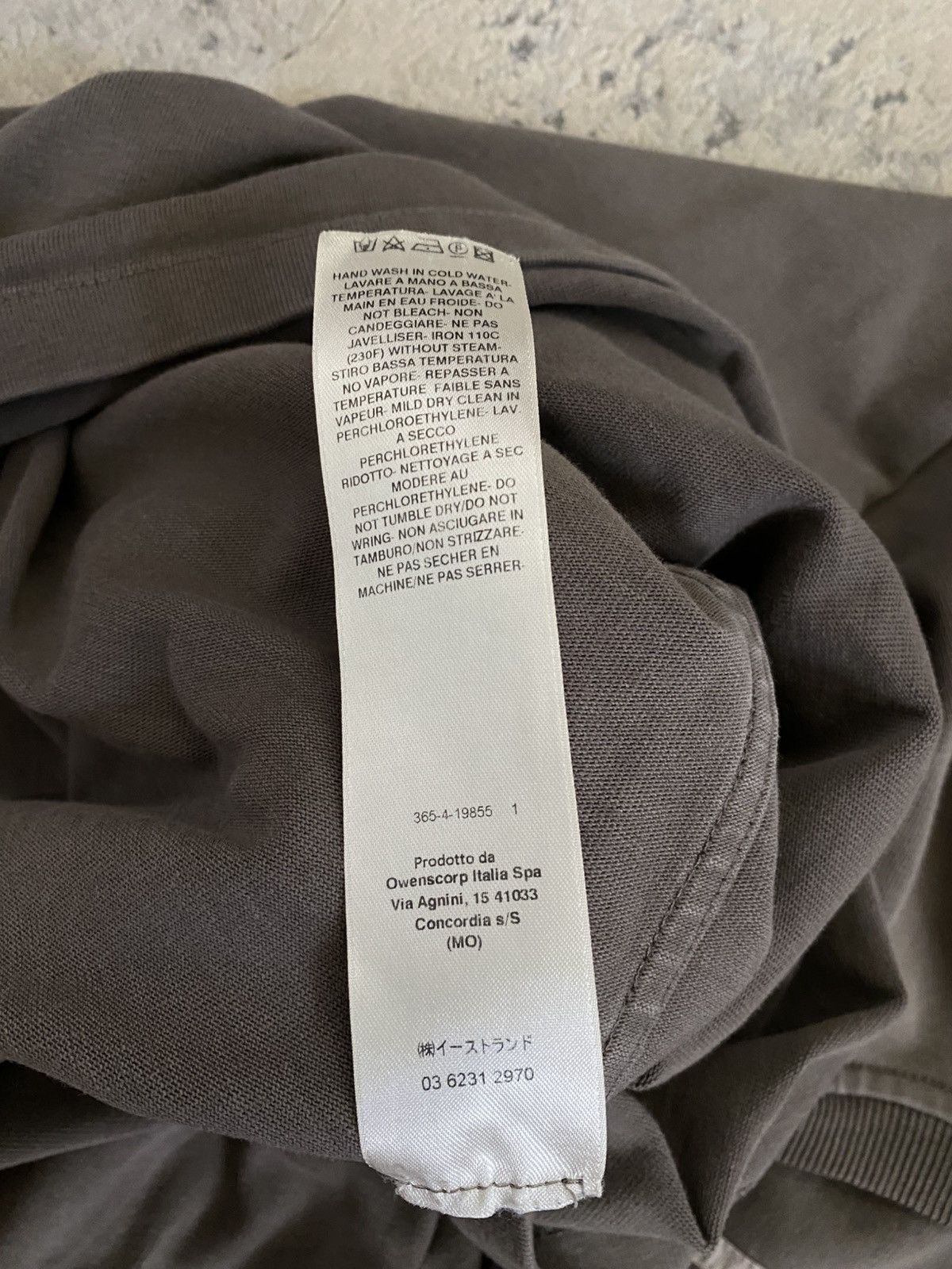 Rick Owens Mainline FW22 Strobe Oversized Heavyweight Tee Shirt Size US XS / EU 42 / 0 - 8 Thumbnail