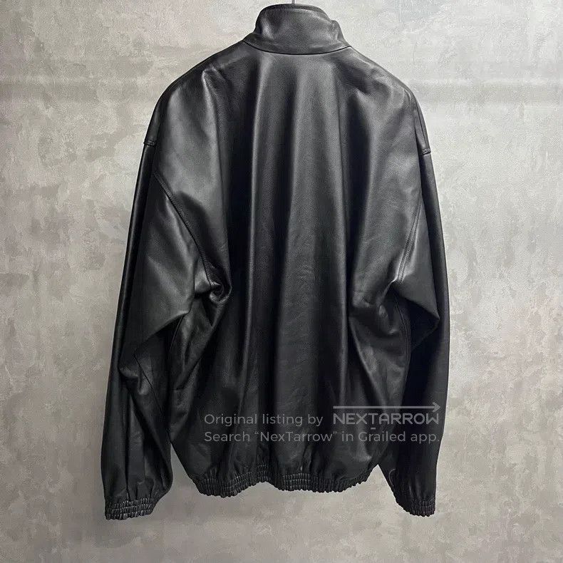 Balenciaga Balenciaga Black Loose Fit Stand Collar Letter Zip Long Sl Size US XS / EU 42 / 0 - 5 Thumbnail