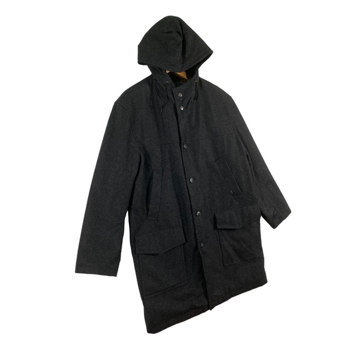 Designer × Vintage Vintage Elle Homme Jeans Wool Long Jacket Size US M / EU 48-50 / 2 - 3 Thumbnail