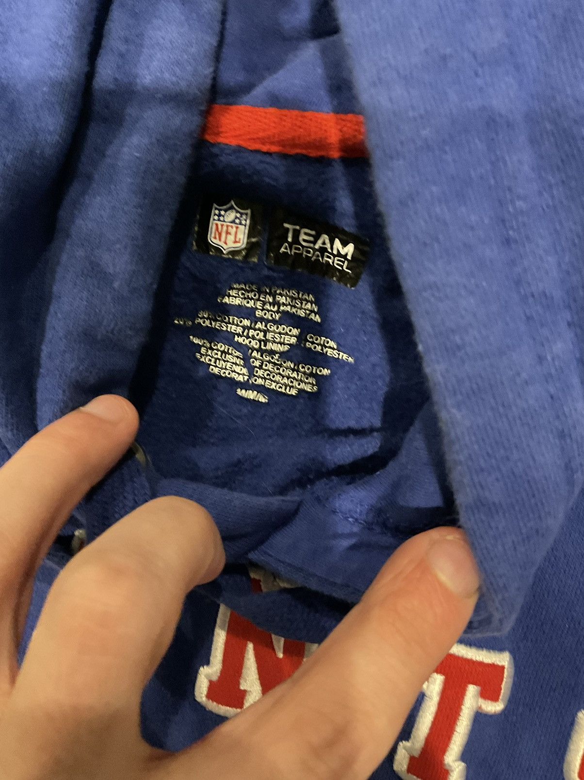 NFL × Vintage Vintage NFL New York Giants hoodie Size US M / EU 48-50 / 2 - 2 Thumbnail