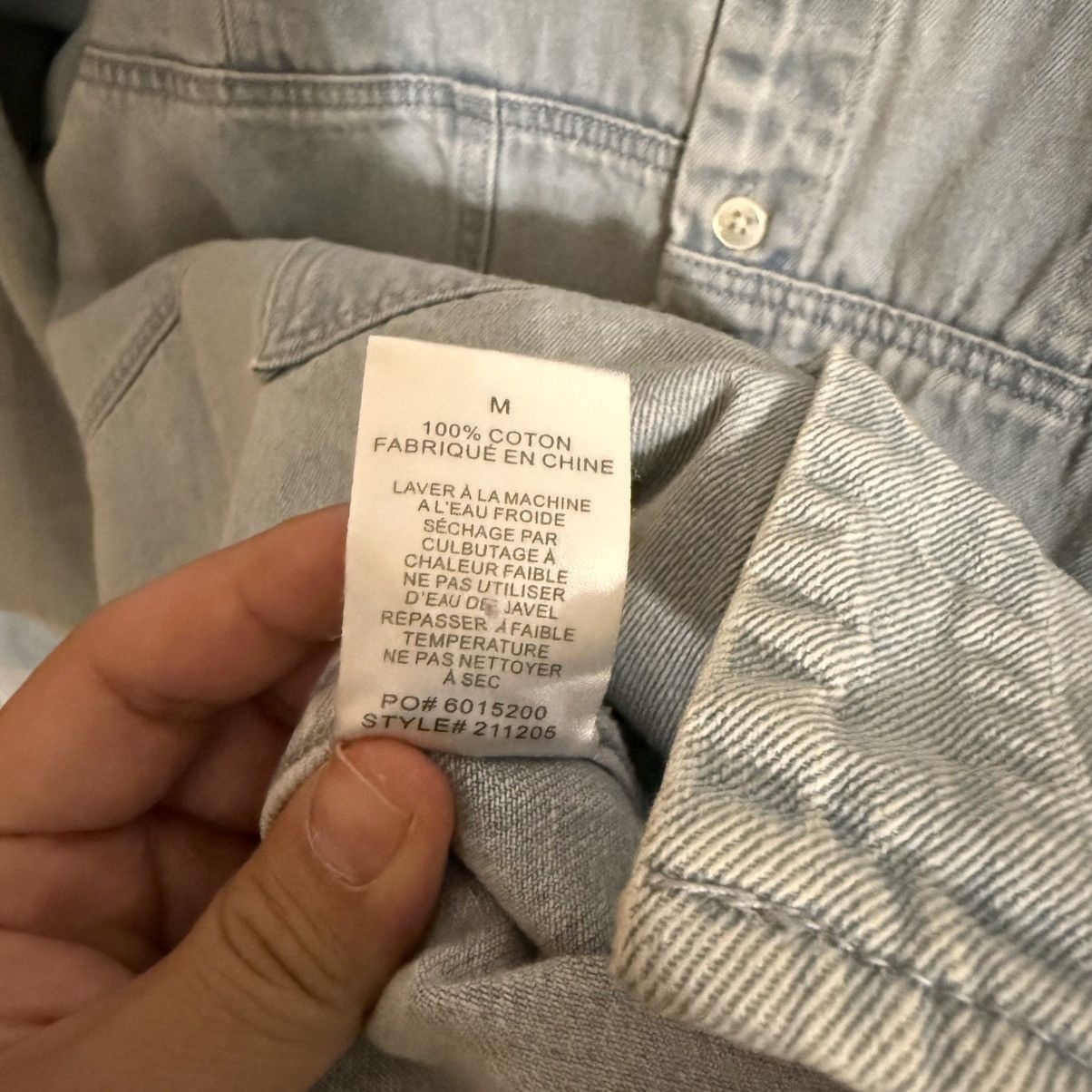 Stussy Stussy Core Design Denim Patchwork Shirt Size US M / EU 48-50 / 2 - 4 Thumbnail