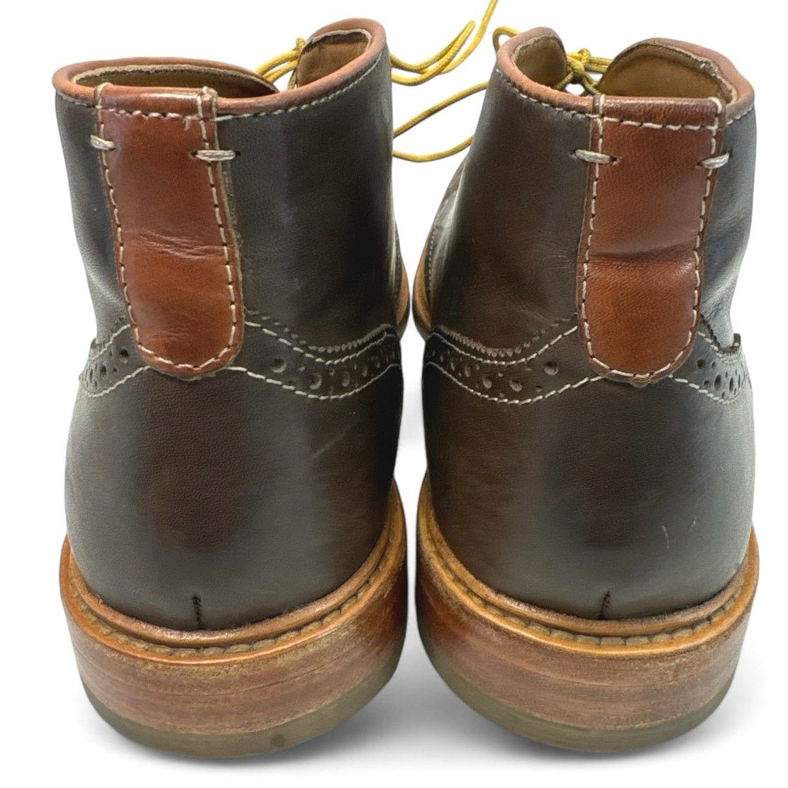 Johnston & Murphy Johnston and Murphy Sheepskin Wingtip Ankle Boots Men sz 8 Size US 8 / EU 41 - 3 Thumbnail