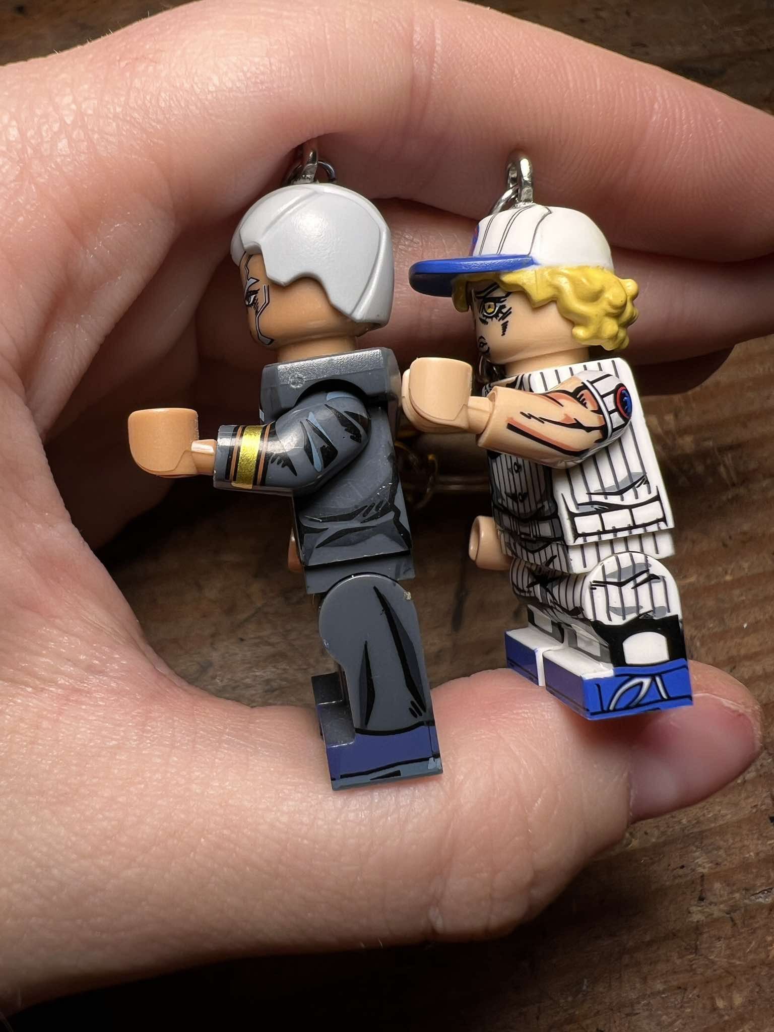 Anime Jojo Pucci Emporio anime mini figurine keychain keyring Size ONE SIZE - 6 Thumbnail