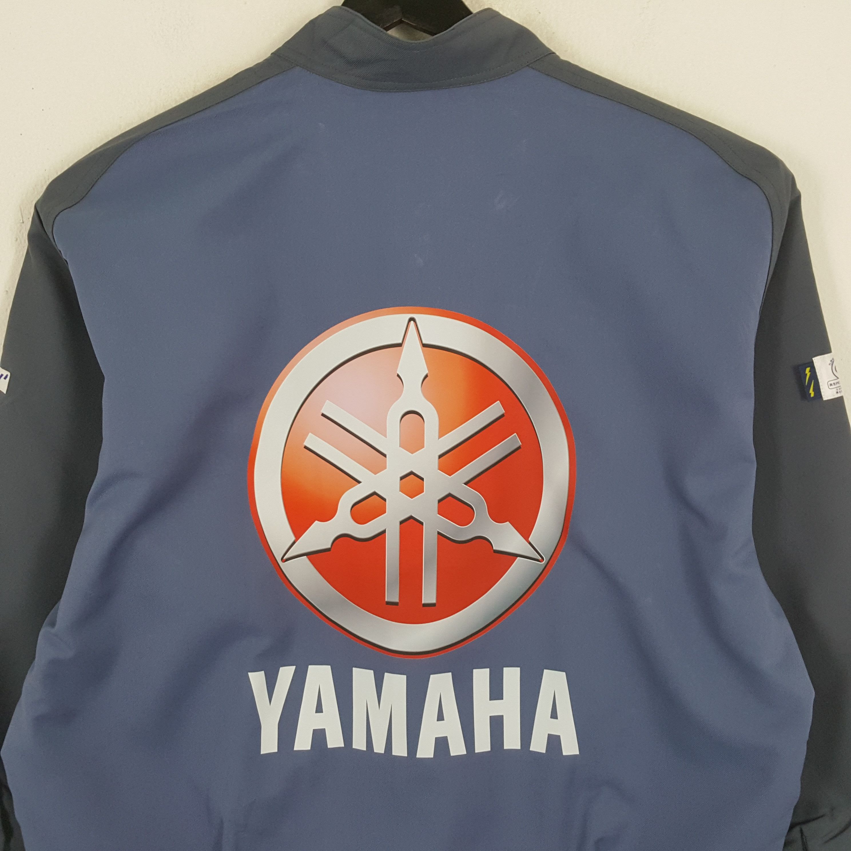 Vintage × Yamaha YAMAHA Japanese Motorcycle Brand Custom Art Jacket Size US XL / EU 56 / 4 - 2 Thumbnail