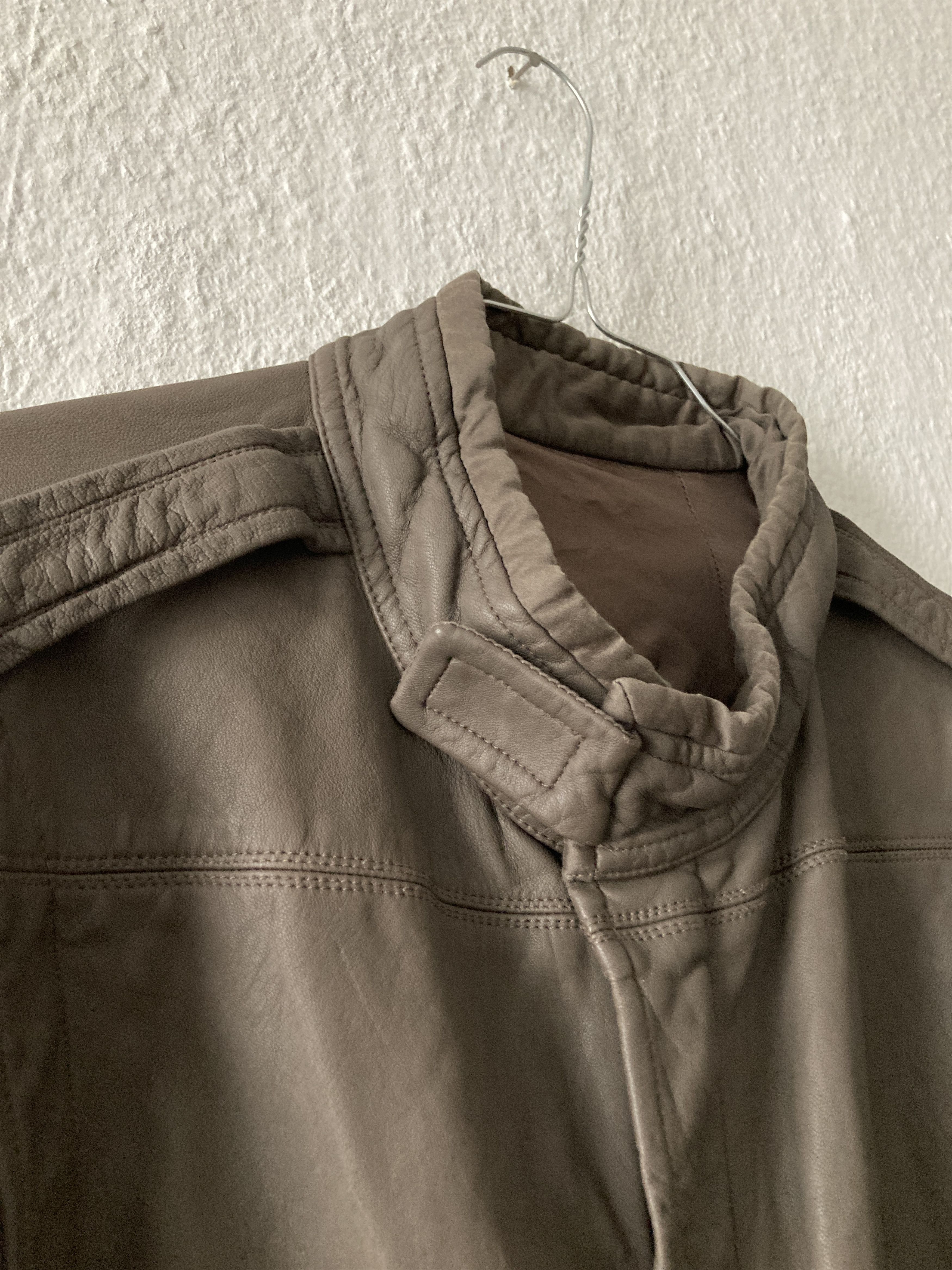 Rick Owens F/W 10 "GLEAM" F1 Pilot Lamb Leather Jacket XL Rick Owens Size US XL / EU 56 / 4 - 8 Thumbnail