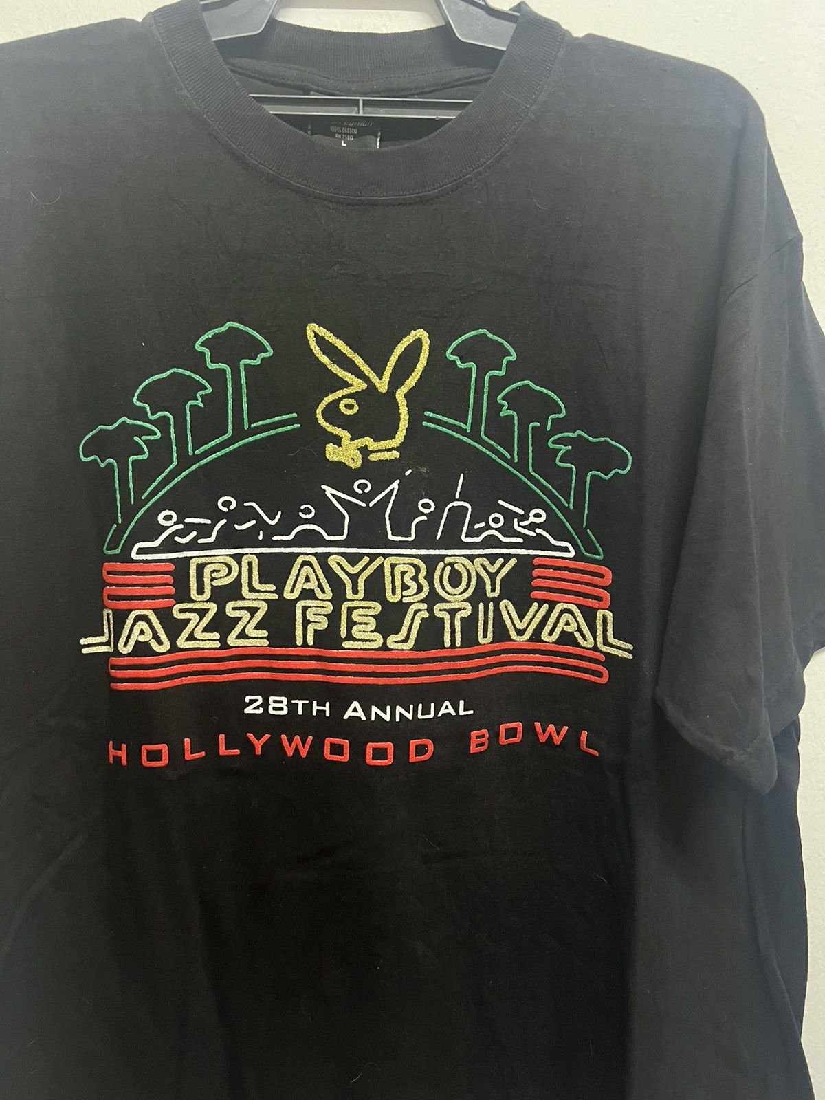 Band Tees × Vintage Vintage 90’s Jazz Playboy Festival Tee Size US XL / EU 56 / 4 - 2 Thumbnail