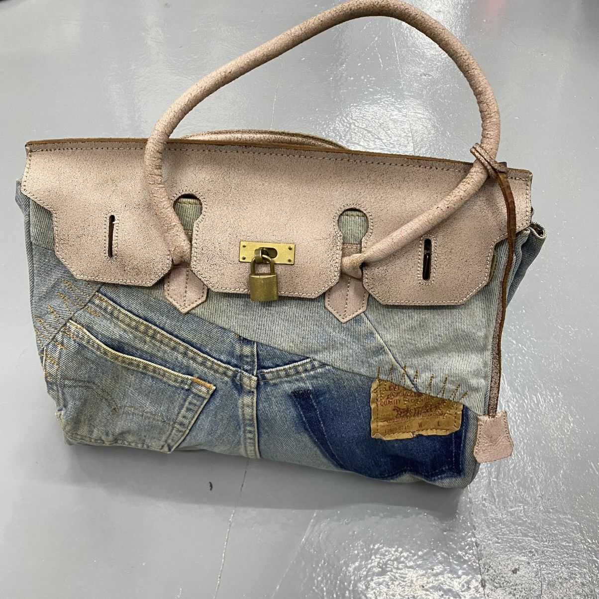 If Six Was Nine Vintage Rare LgB If Six Was Nine Denim Handbag Archive Punk Size ONE SIZE - 4 Thumbnail