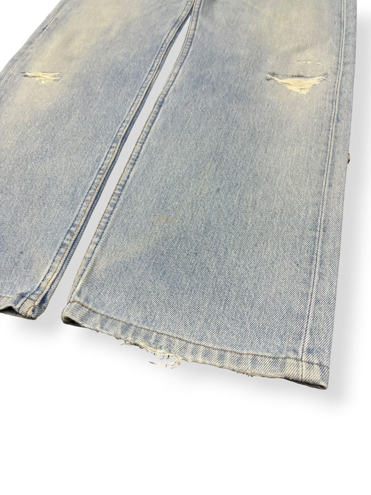 Levi's Vintage 90s Levis 501 Faded Regular Fit Distressed Jeans Size US 30 / EU 46 - 9 Thumbnail