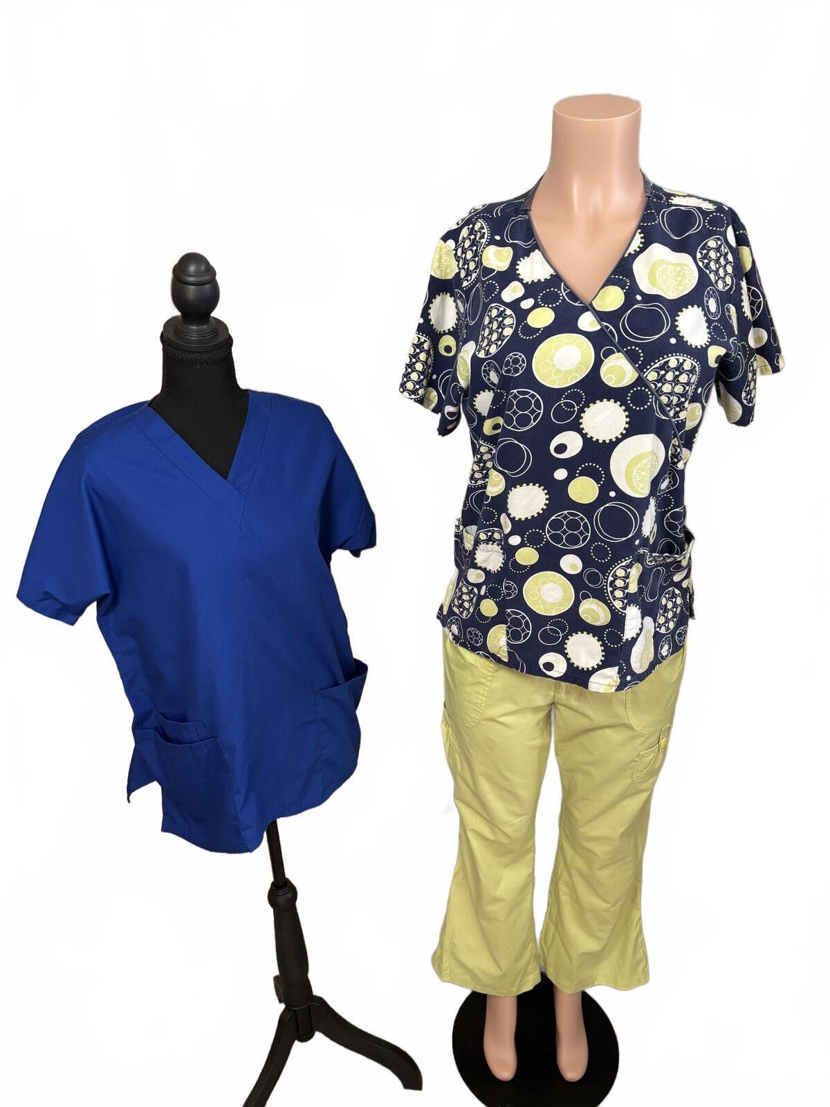 Other Medical Scrub Bundle Set 2 Tops 1 Pant S/S/XS Size US S / EU 44-46 / 1 - 2 Thumbnail